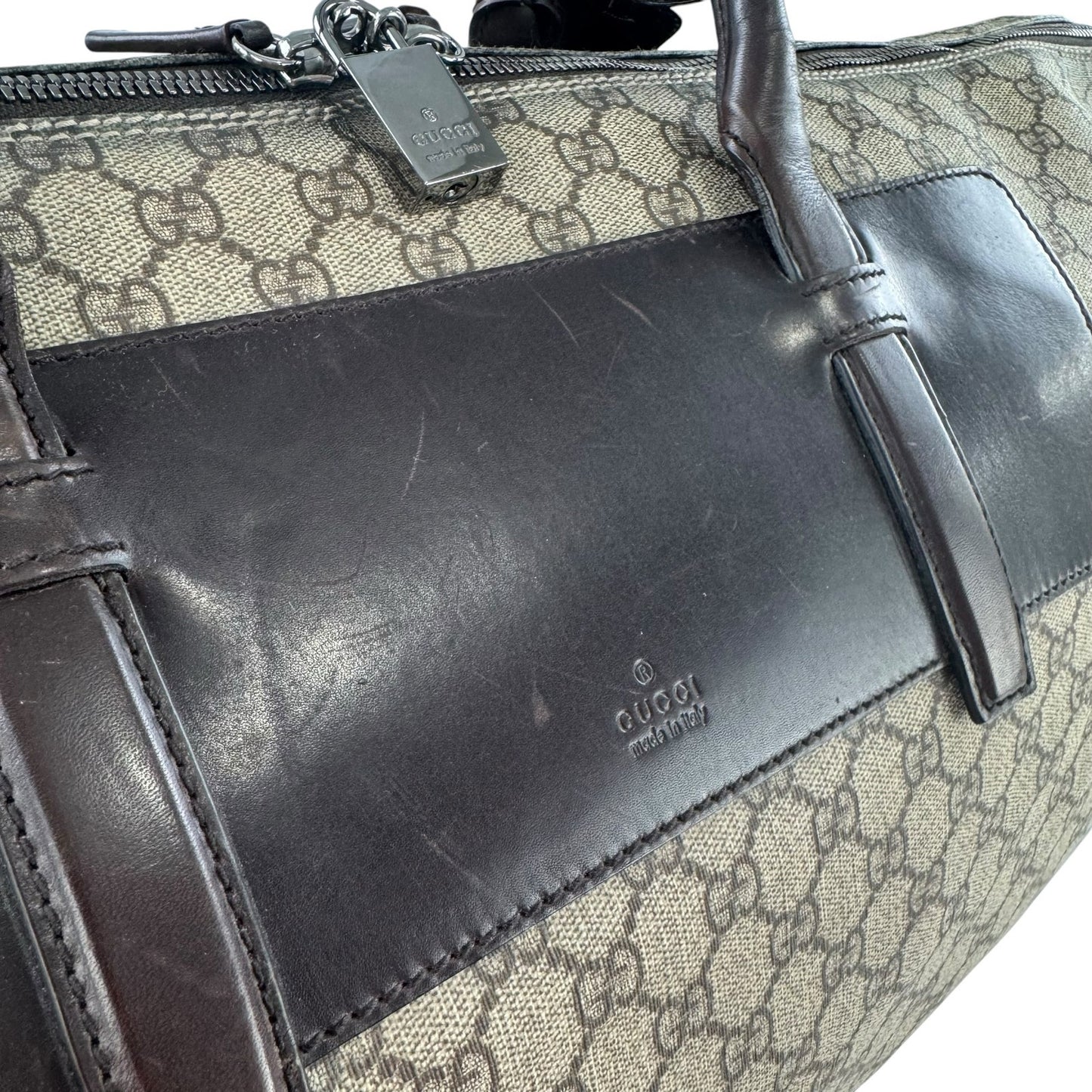 Gucci Monogram Duffle Bag