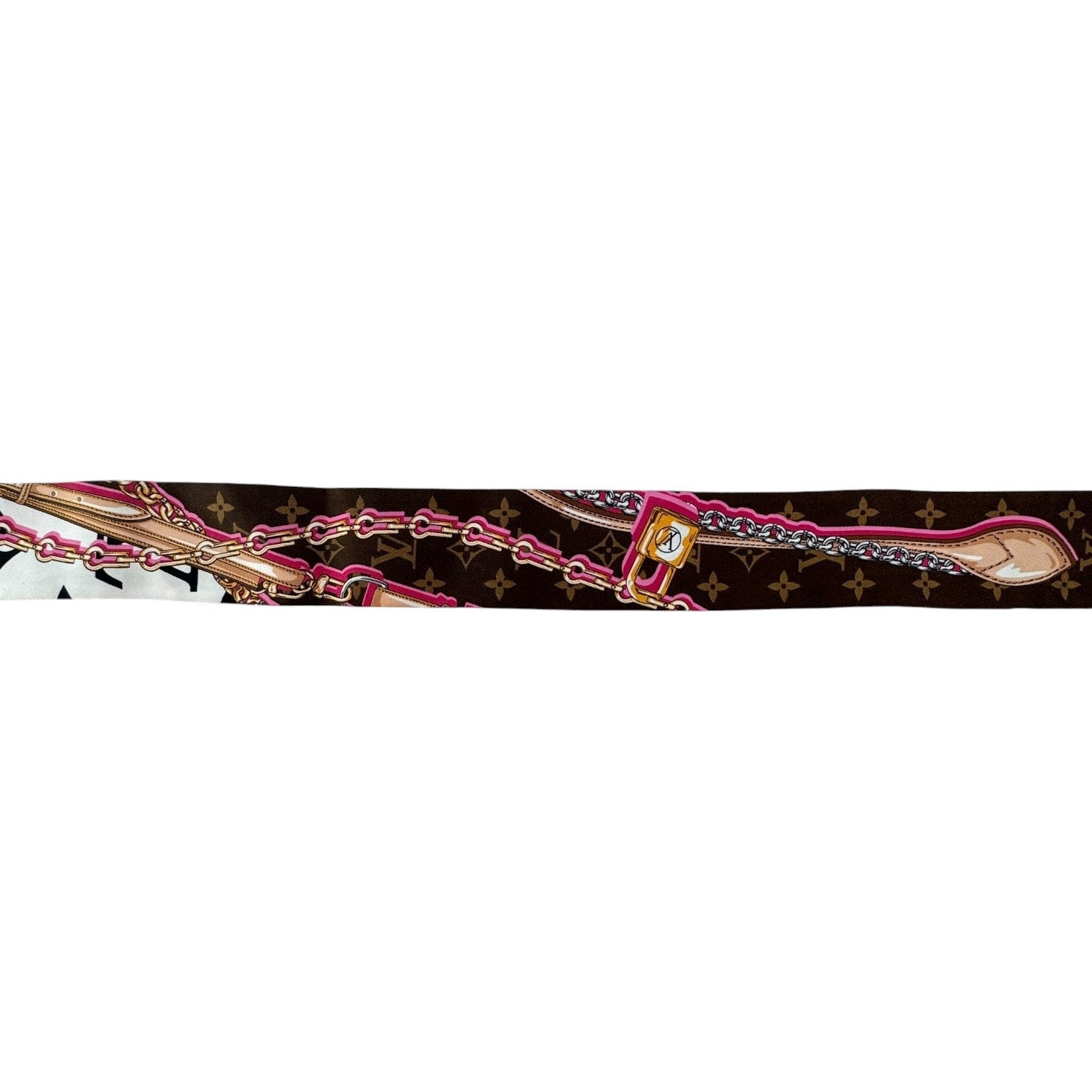 Louis Vuitton Monogram Silk Twilly