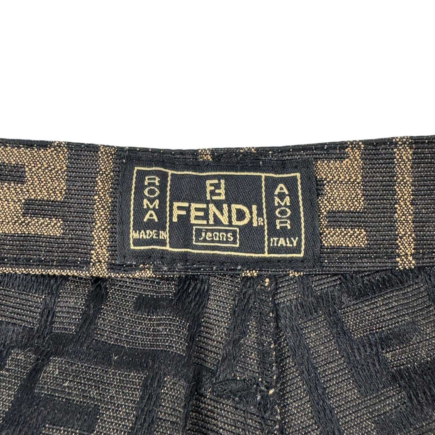 Fendi Vintage Zucca Print Pant
