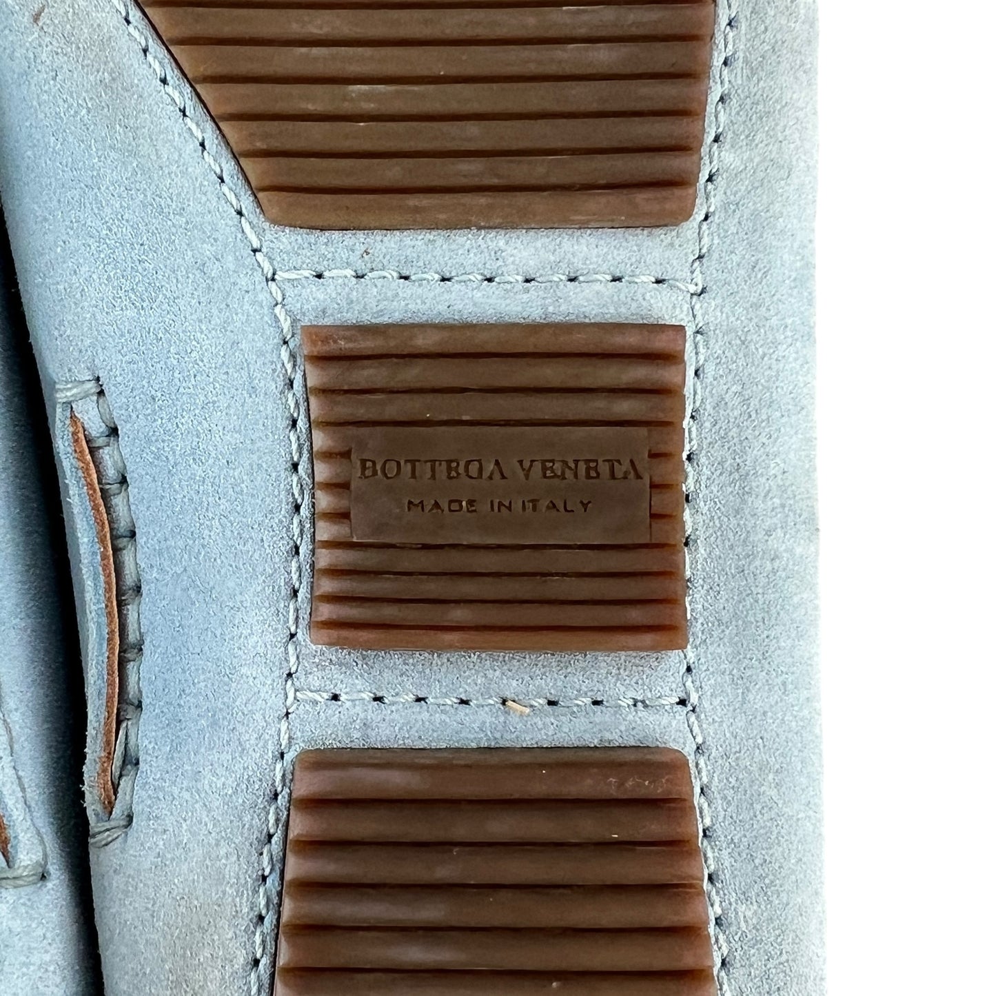 Bottega Veneta Suede Intrecciato Loafers