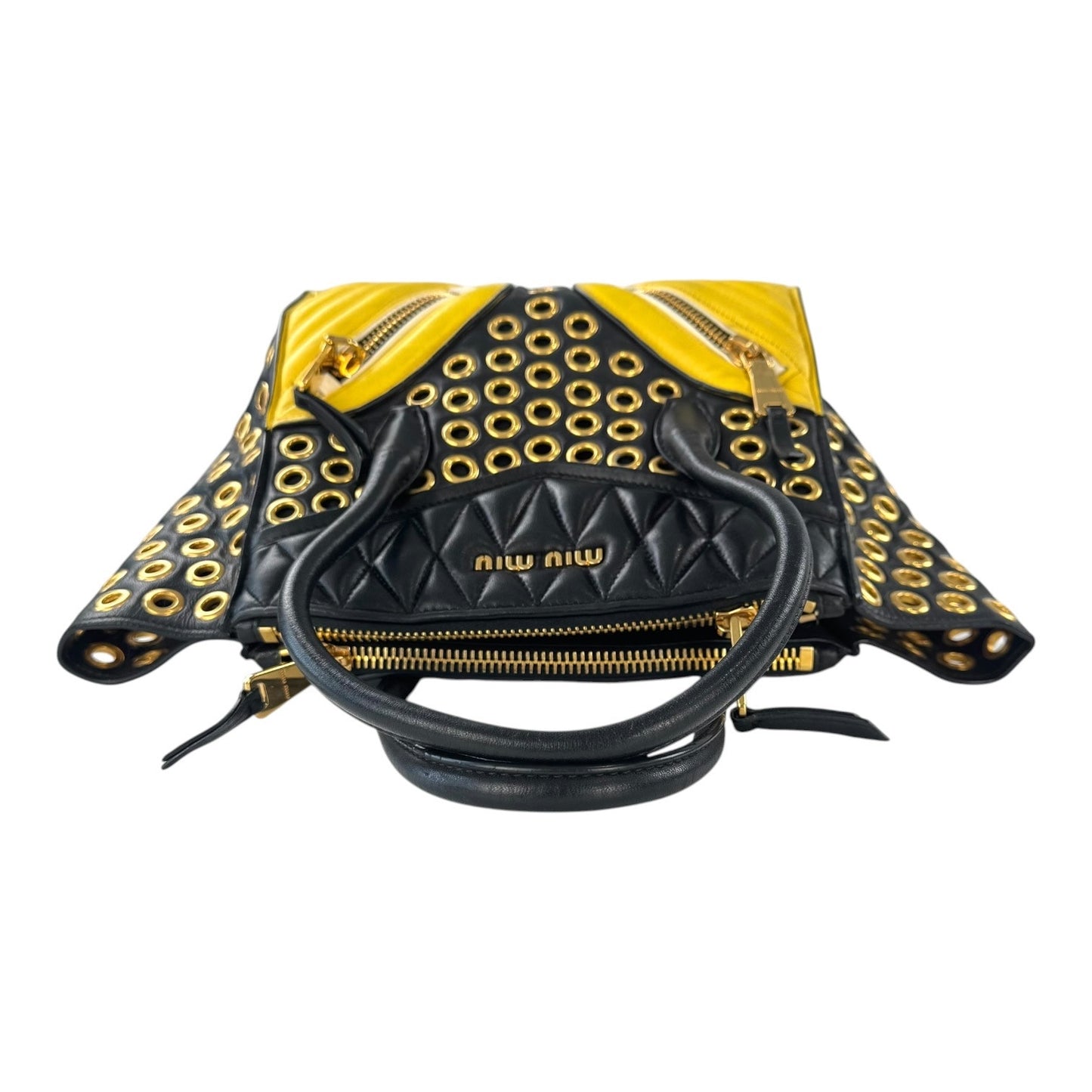 Miu Miu Biker Grommet Tote Bag