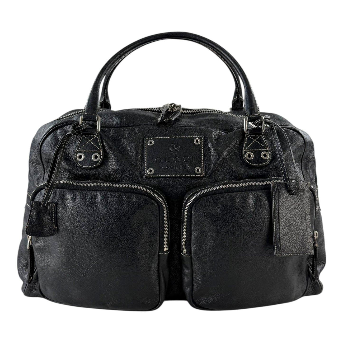 Gucci Hysteria Leather Duffle Bag