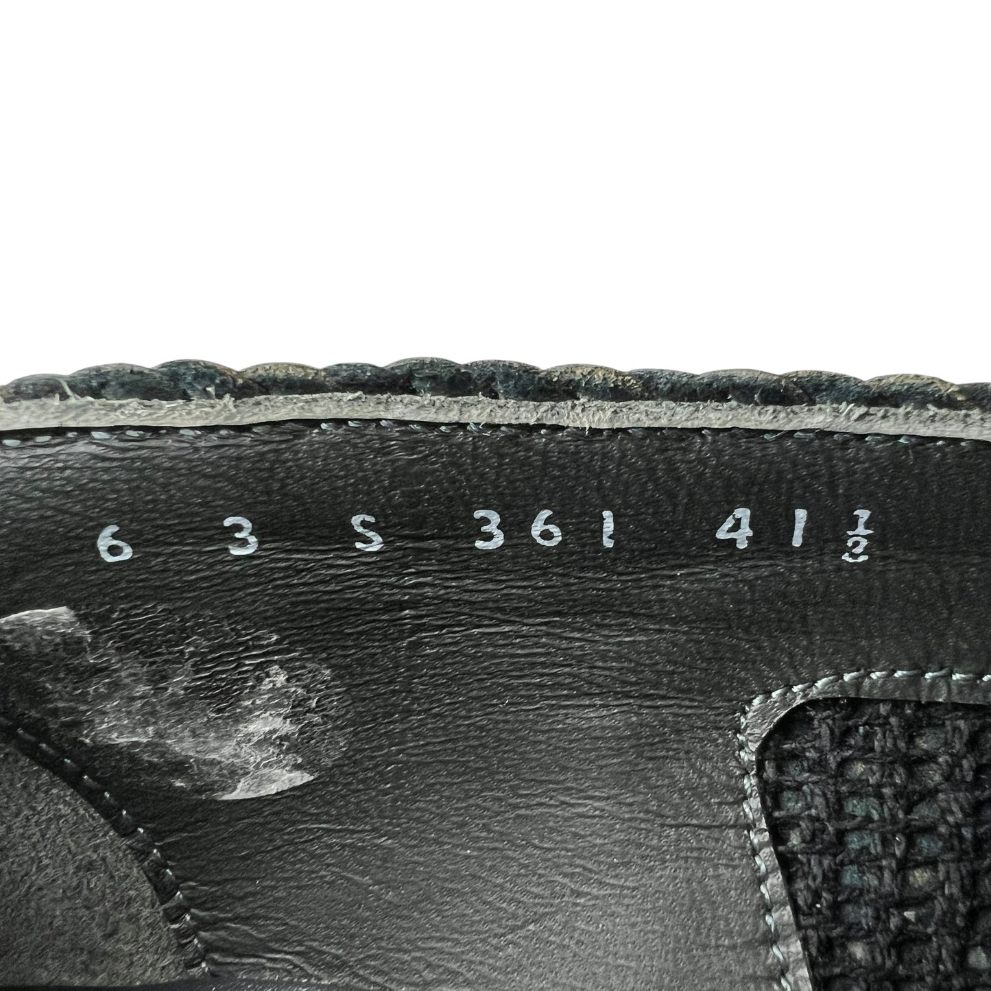 Versace Vintage Leather Woven Loafers