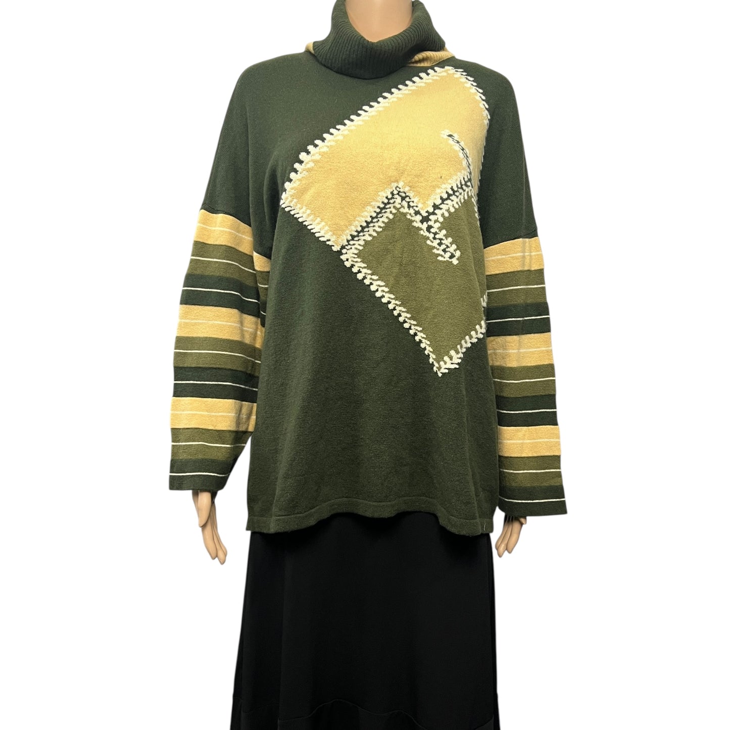 Fendi Vintage Wool & Cashmere Turtleneck Sweater