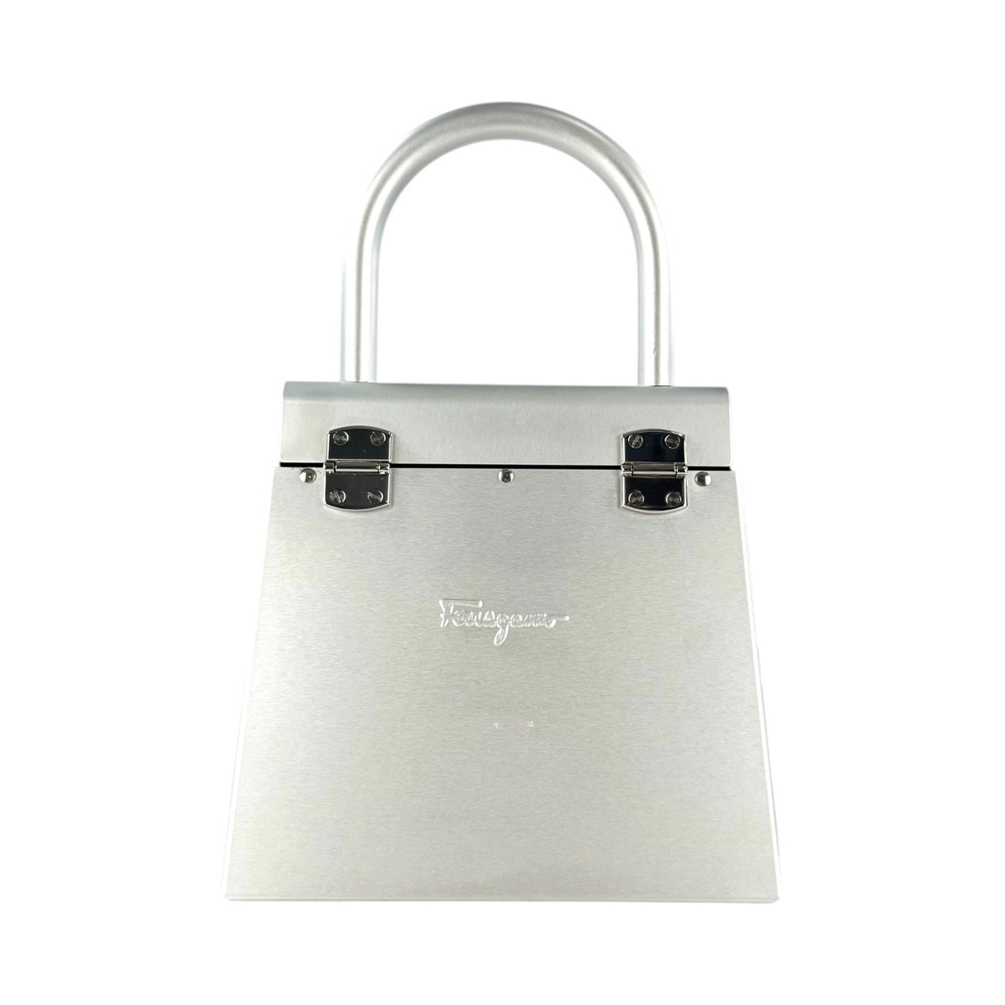 Ferragamo Metal Top Handle Bag
