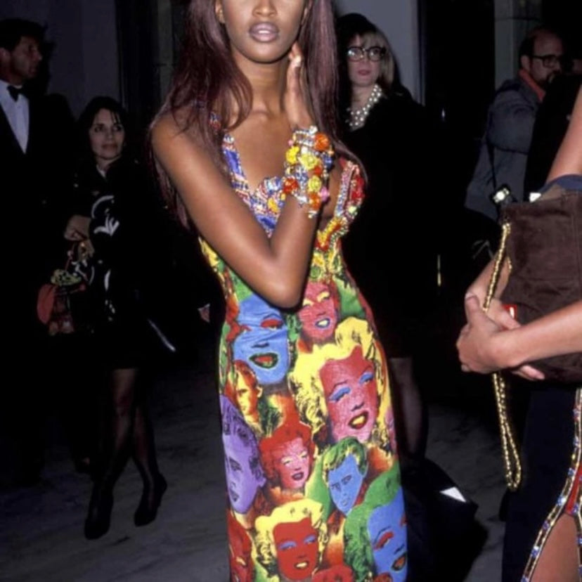 Versace 1991 Andy Warhol Marilyn Monroe Suit Set