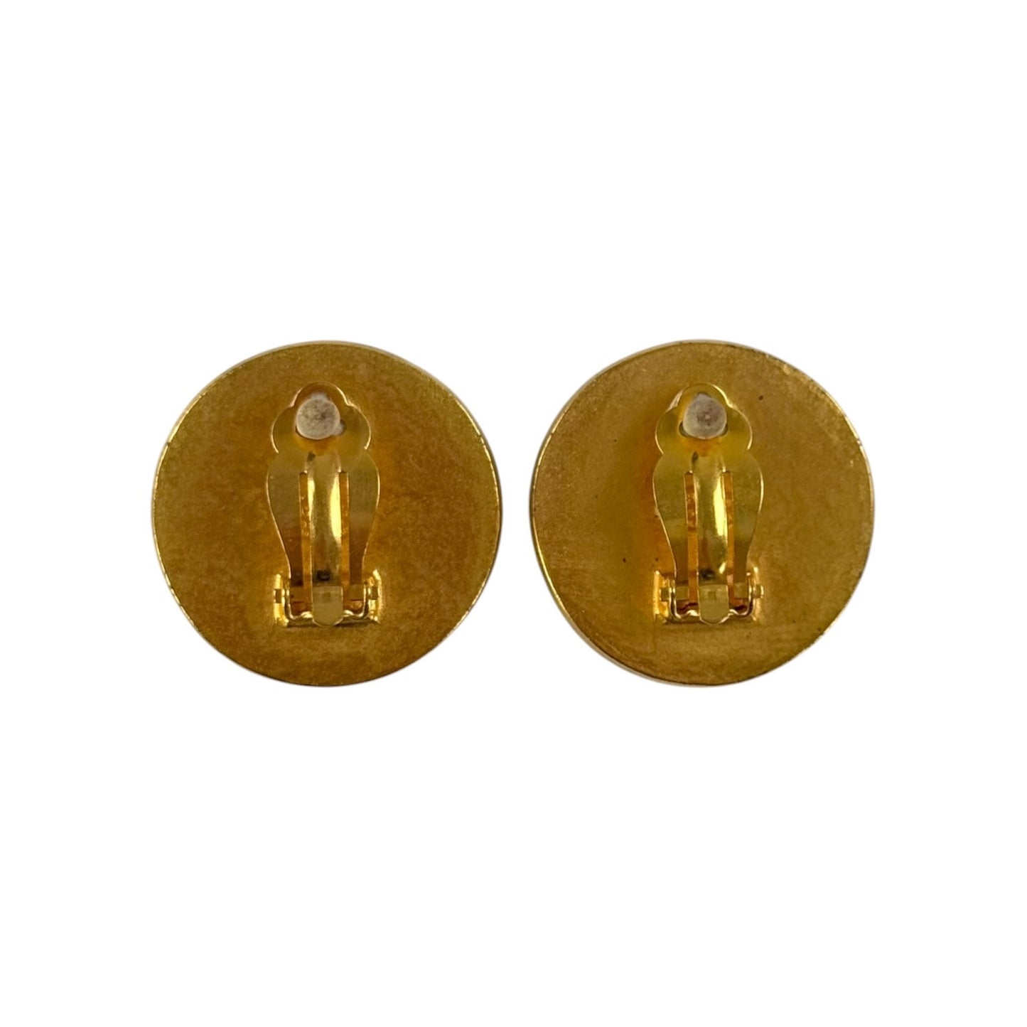 Chanel Vintage CC Mother of Pearl Earrings
