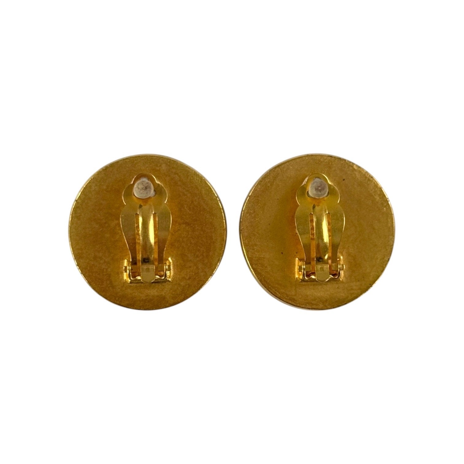Chanel Vintage CC Mother of Pearl Earrings
