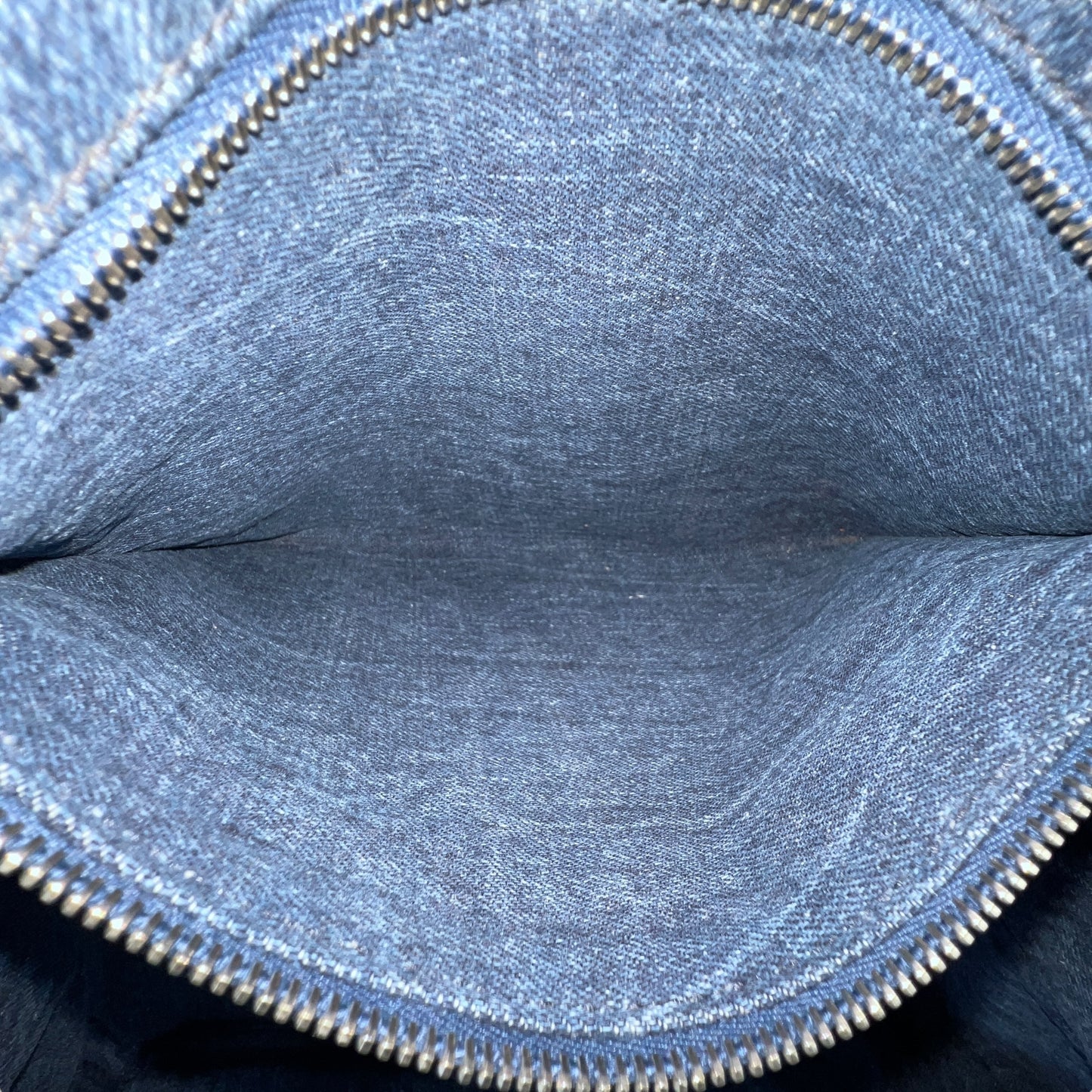 Prada Canapa Rhinestone Denim Tote Bag