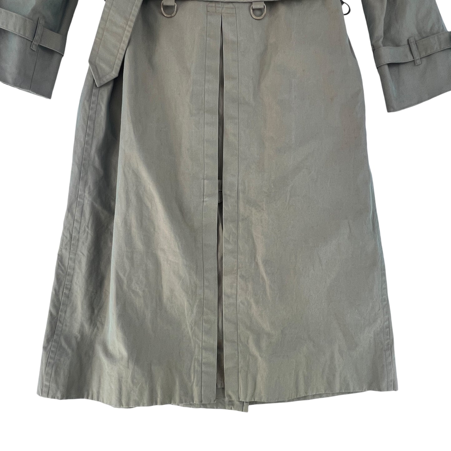 Burberry Green Khaki Trench Coat