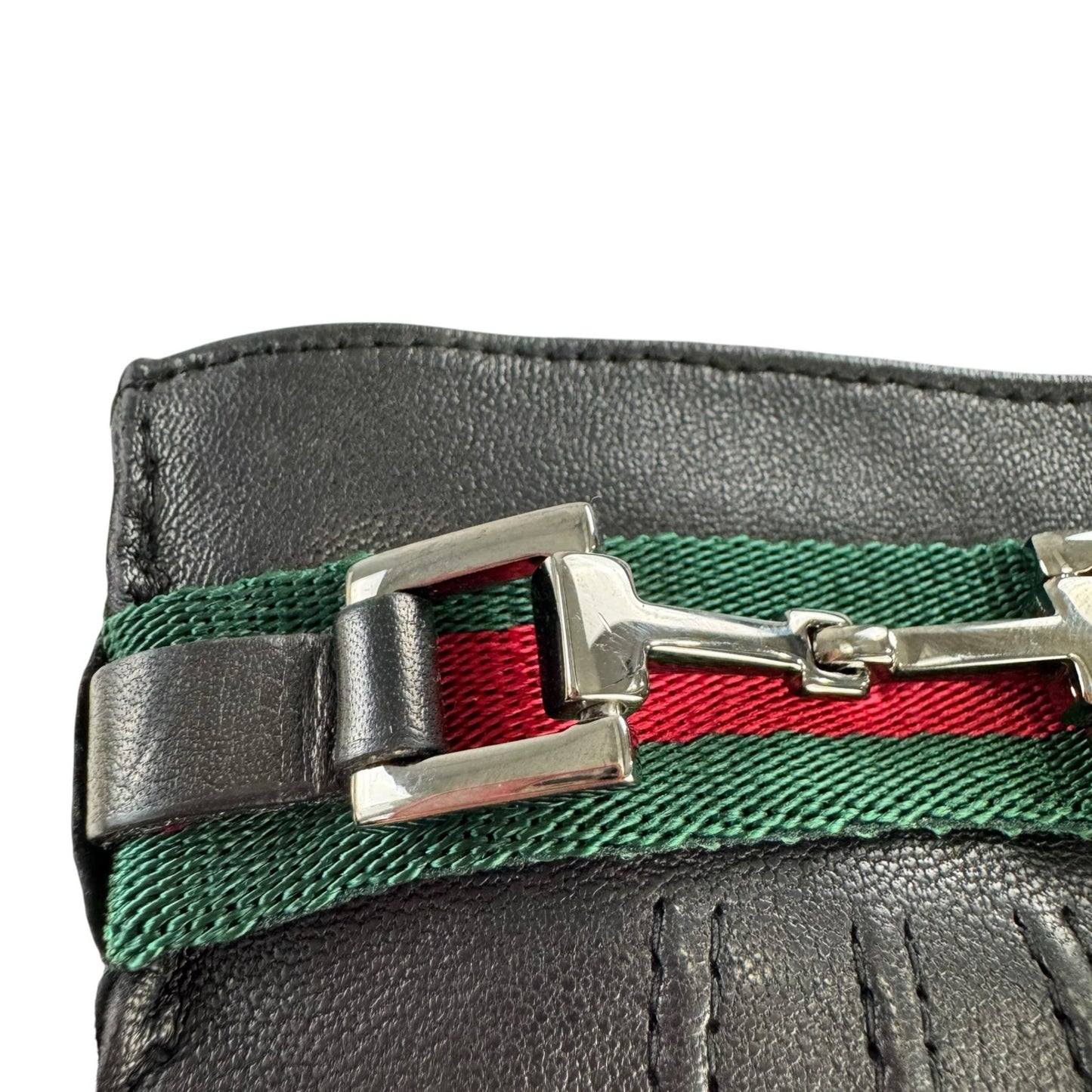 Gucci Leather Sherry Line Gloves