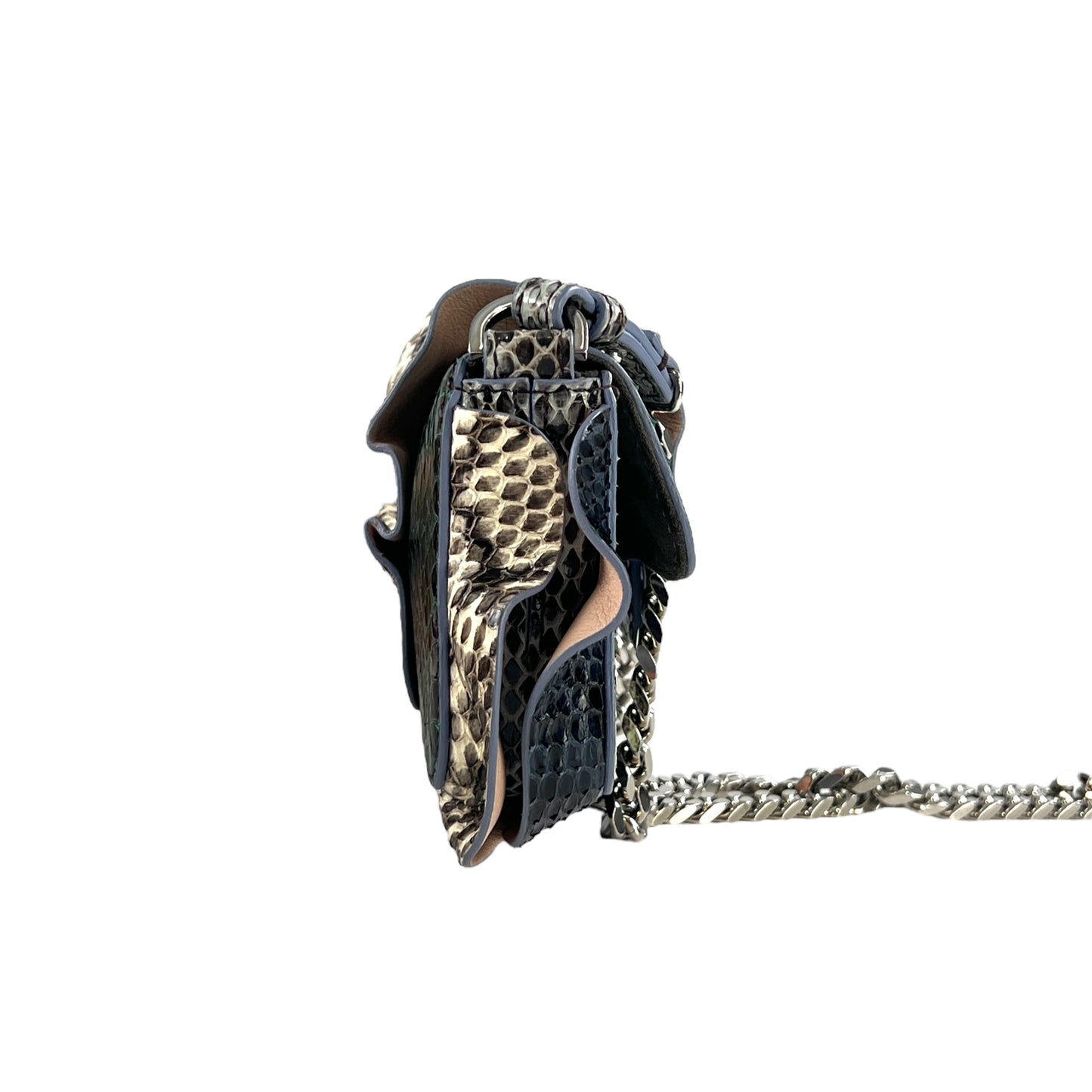 Fendi Python Mini MicroWaves Crossbody Bag