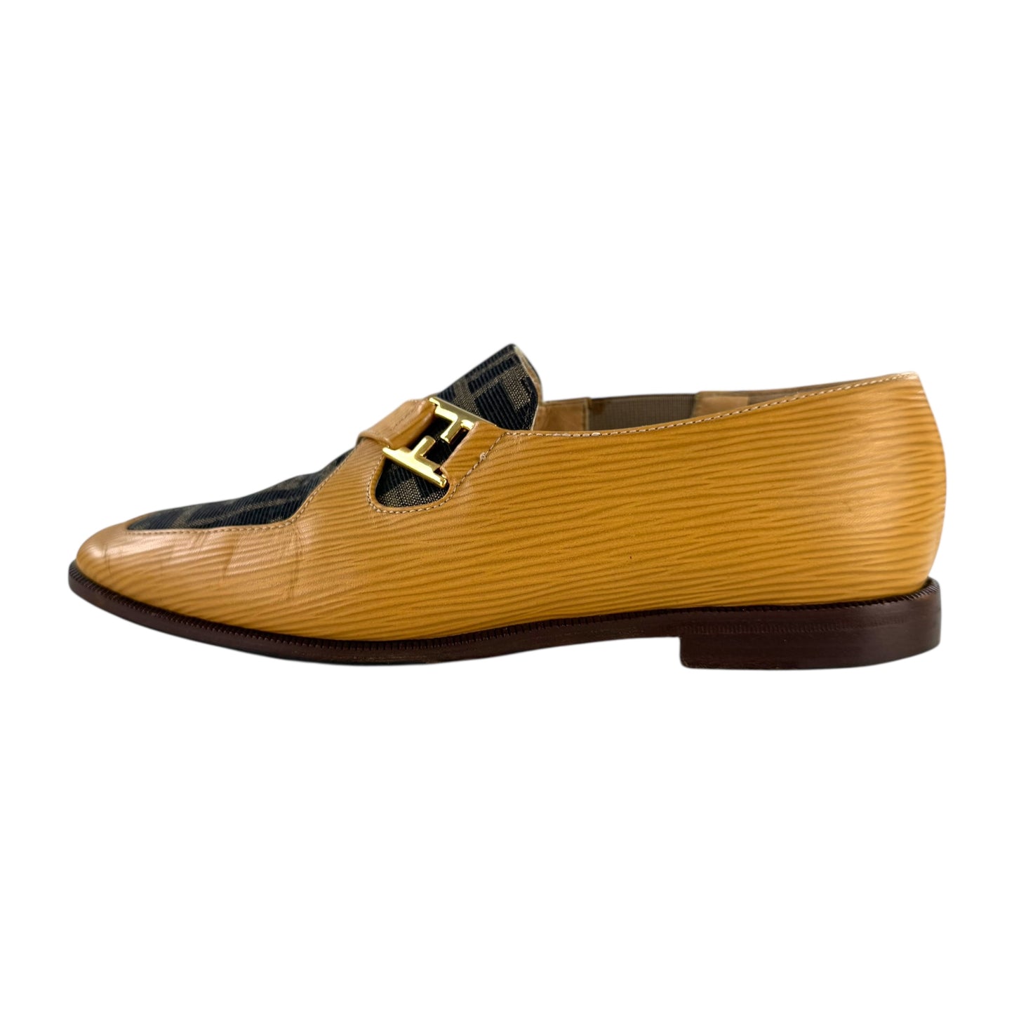 Fendi Vintage Zucca Flats