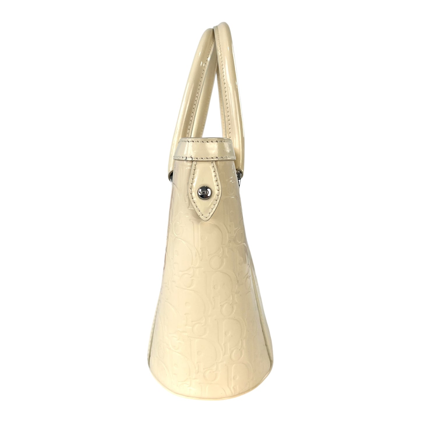 Dior Trotter Patent Leather Tote Bag