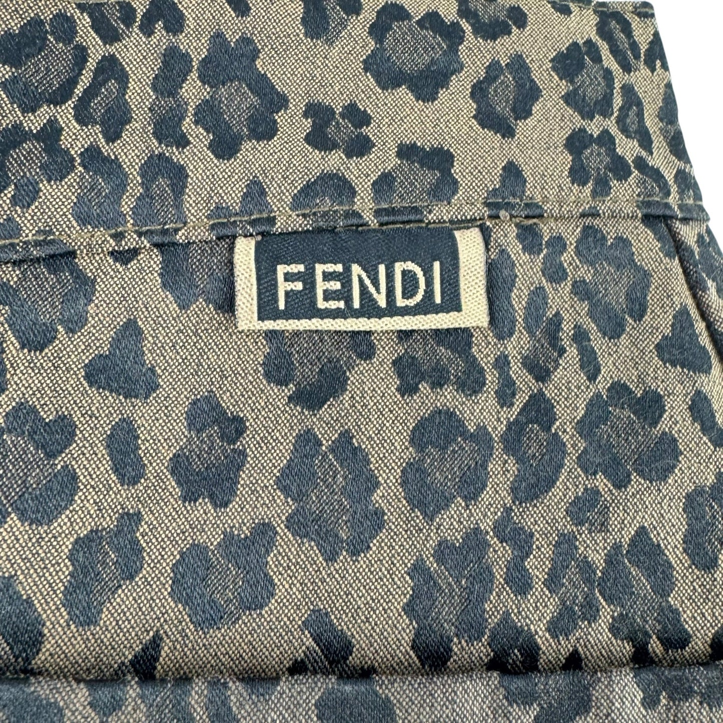 Fendi Vintage Leopard Print Pant