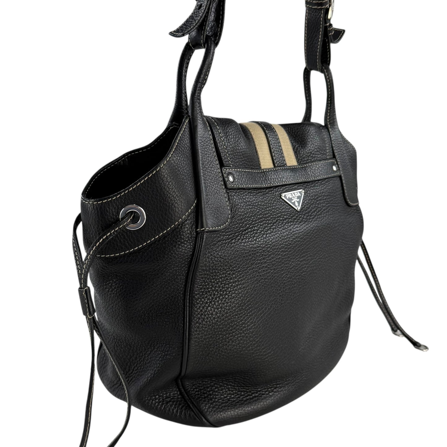 Prada Vitello Daino Leather Shoulder Bag