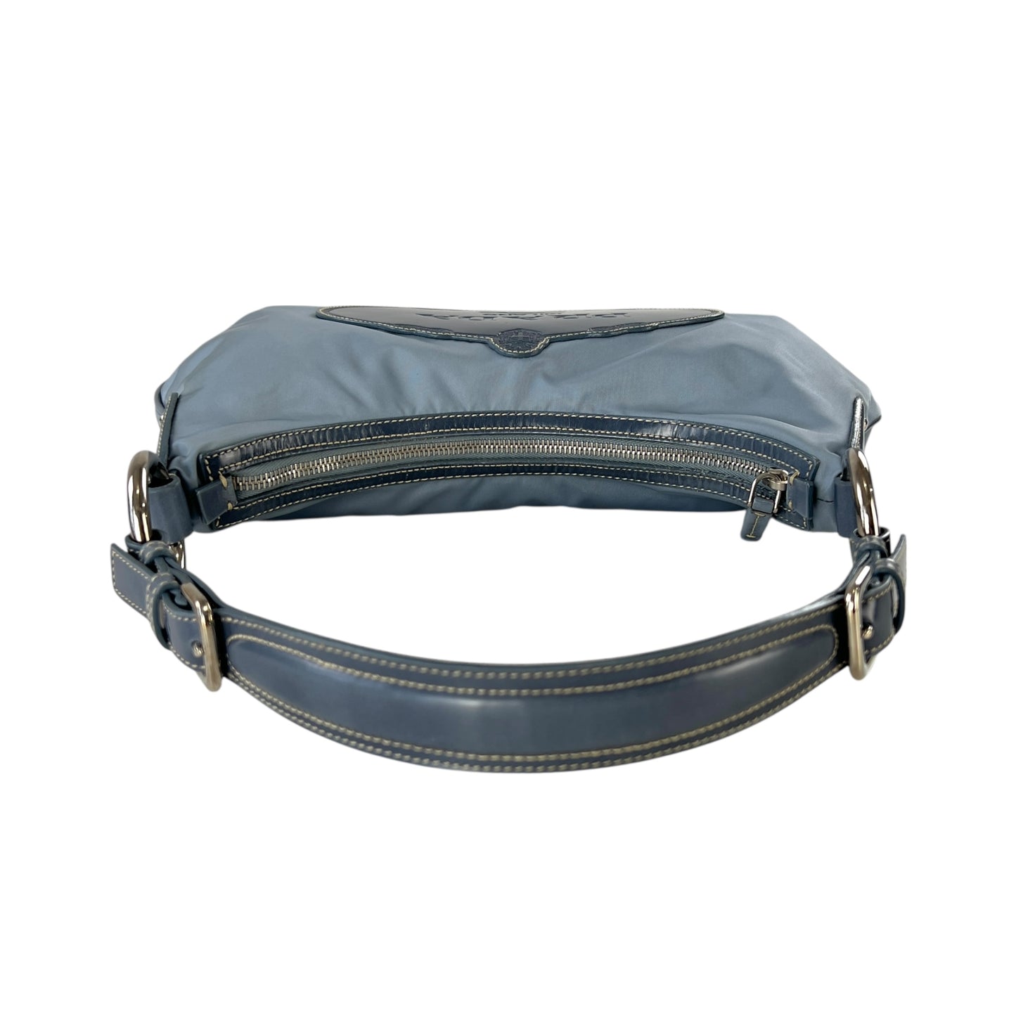 Prada Baby Blue Nylon Shoulder Bag