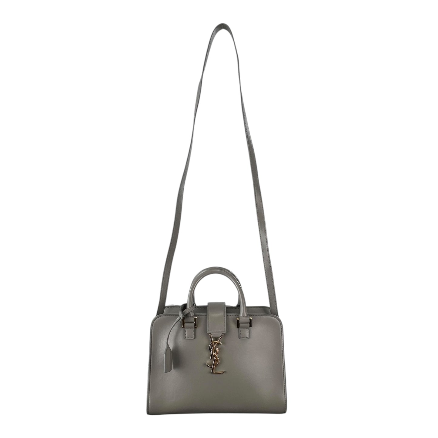 Saint Laurent Baby Cabas Leather Two-Way Bag