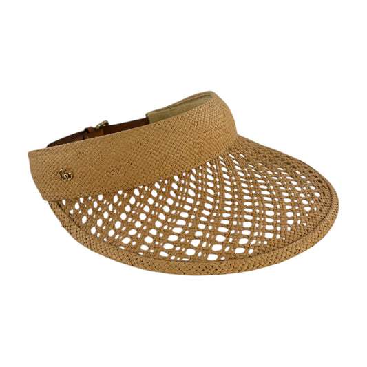 Gucci Raffia GG Visor Hat