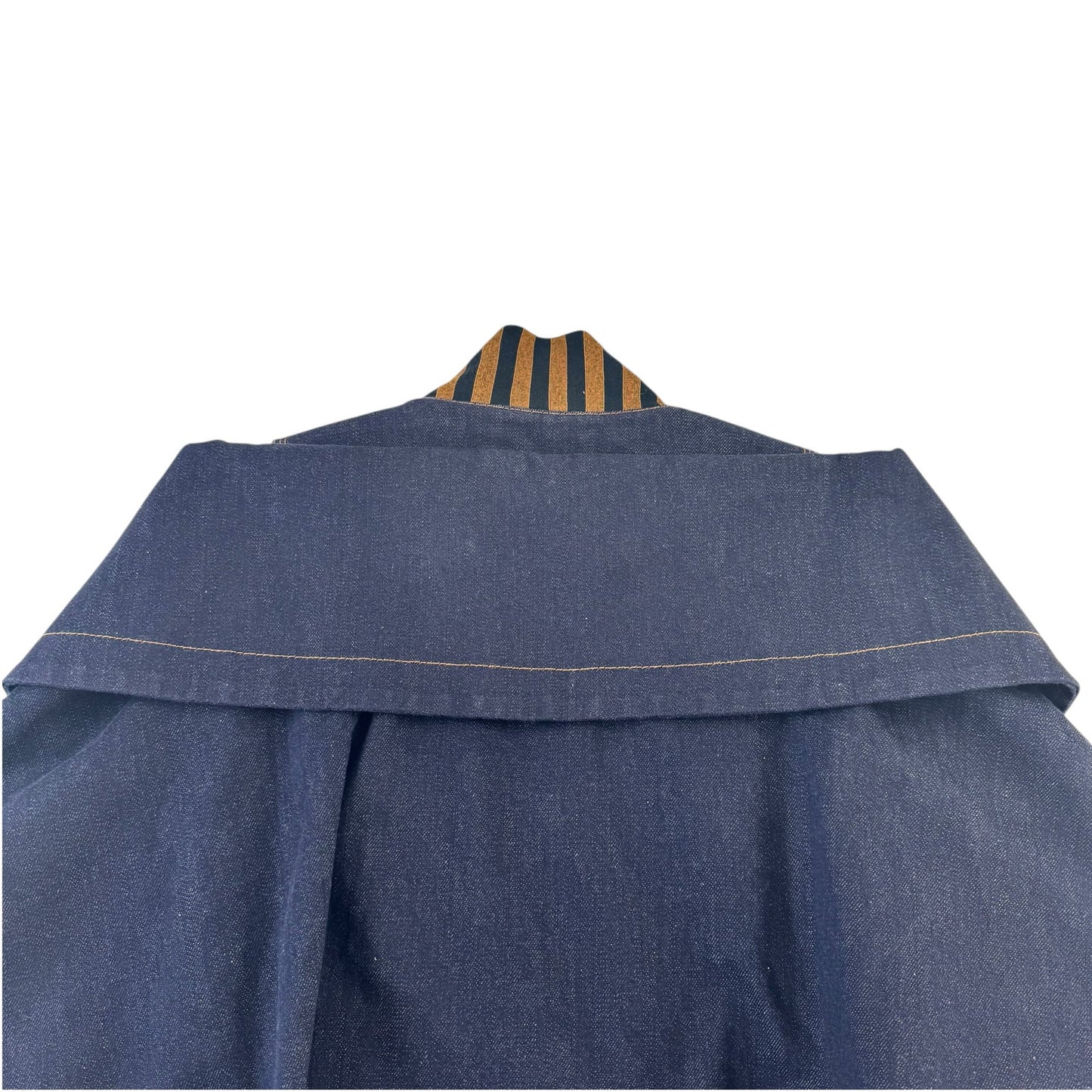 Fendi Cold-Shoulder Denim Jacket