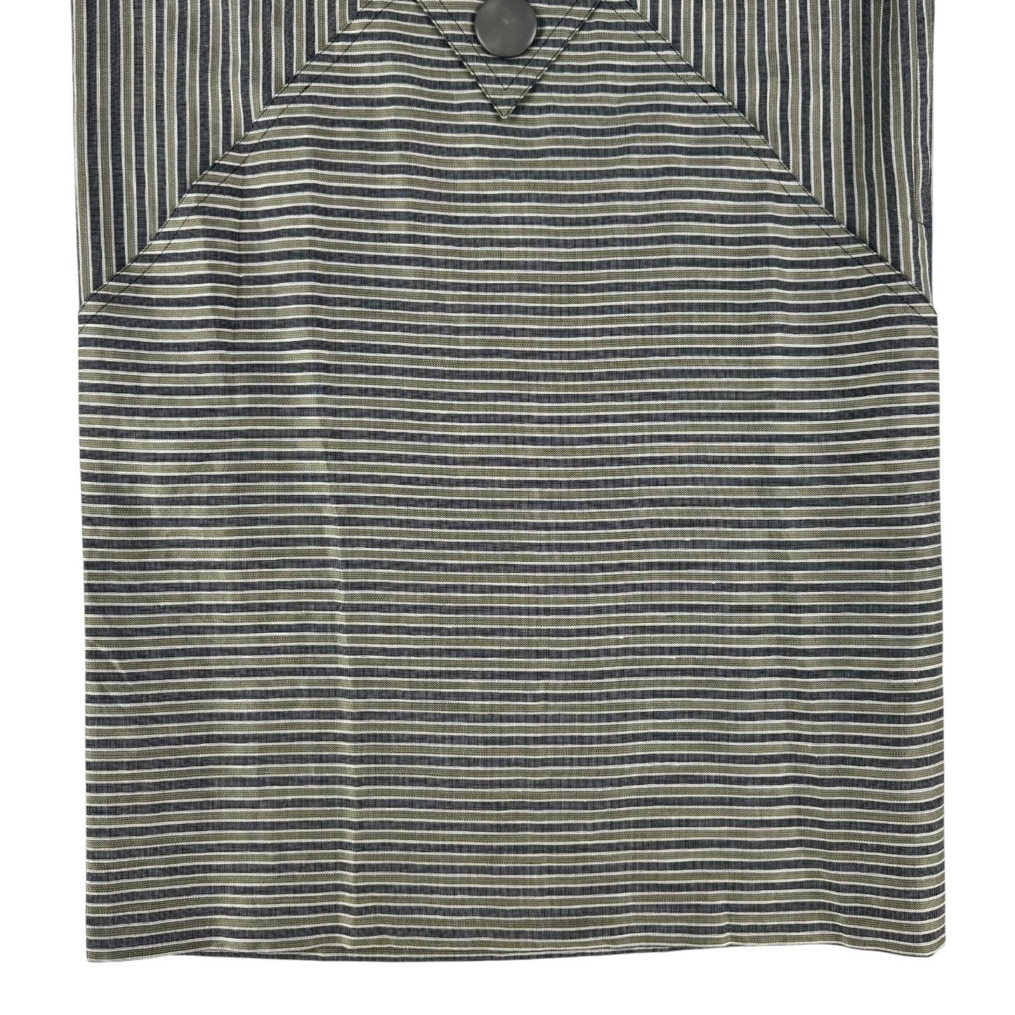 Dior Vintage Striped Collar Dress