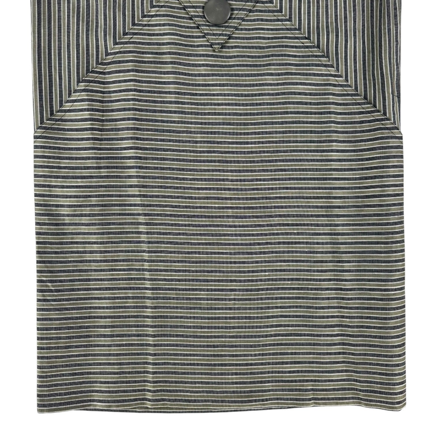 Dior Vintage Striped Collar Dress