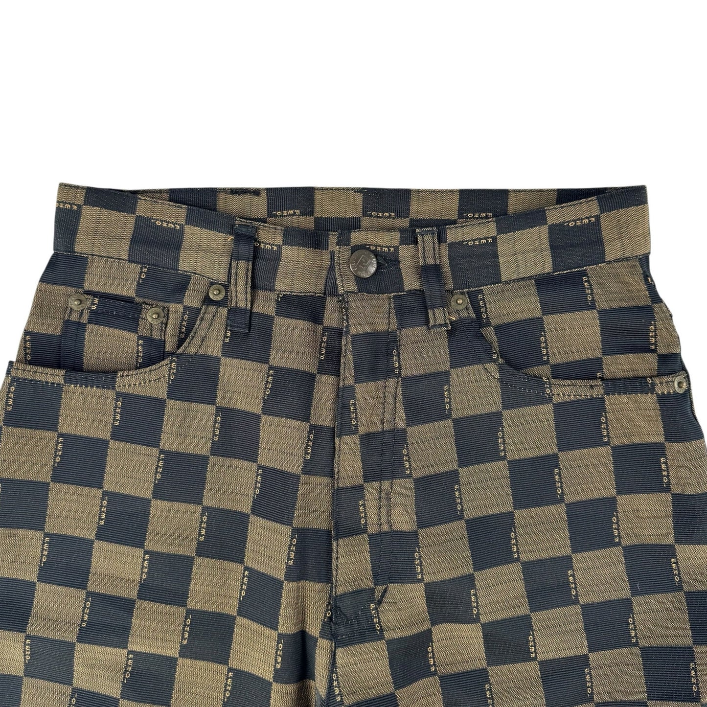 Fendi Vintage Checked Print Pant
