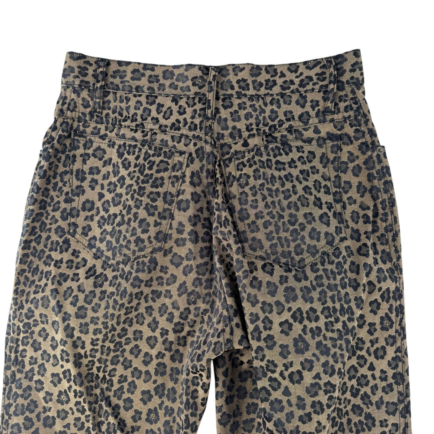 Fendi Vintage Leopard Print Pant