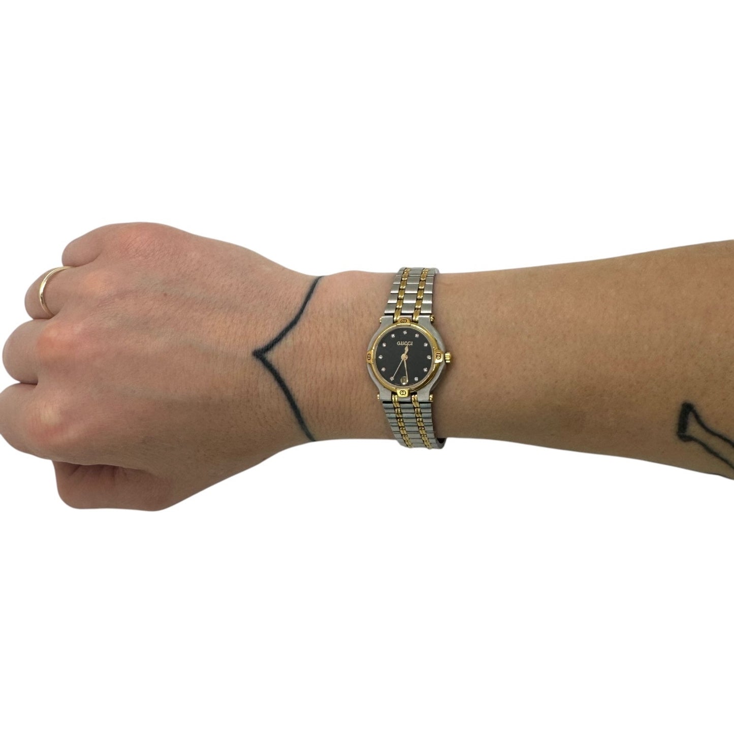 Gucci Vintage 9000L Diamond Watch