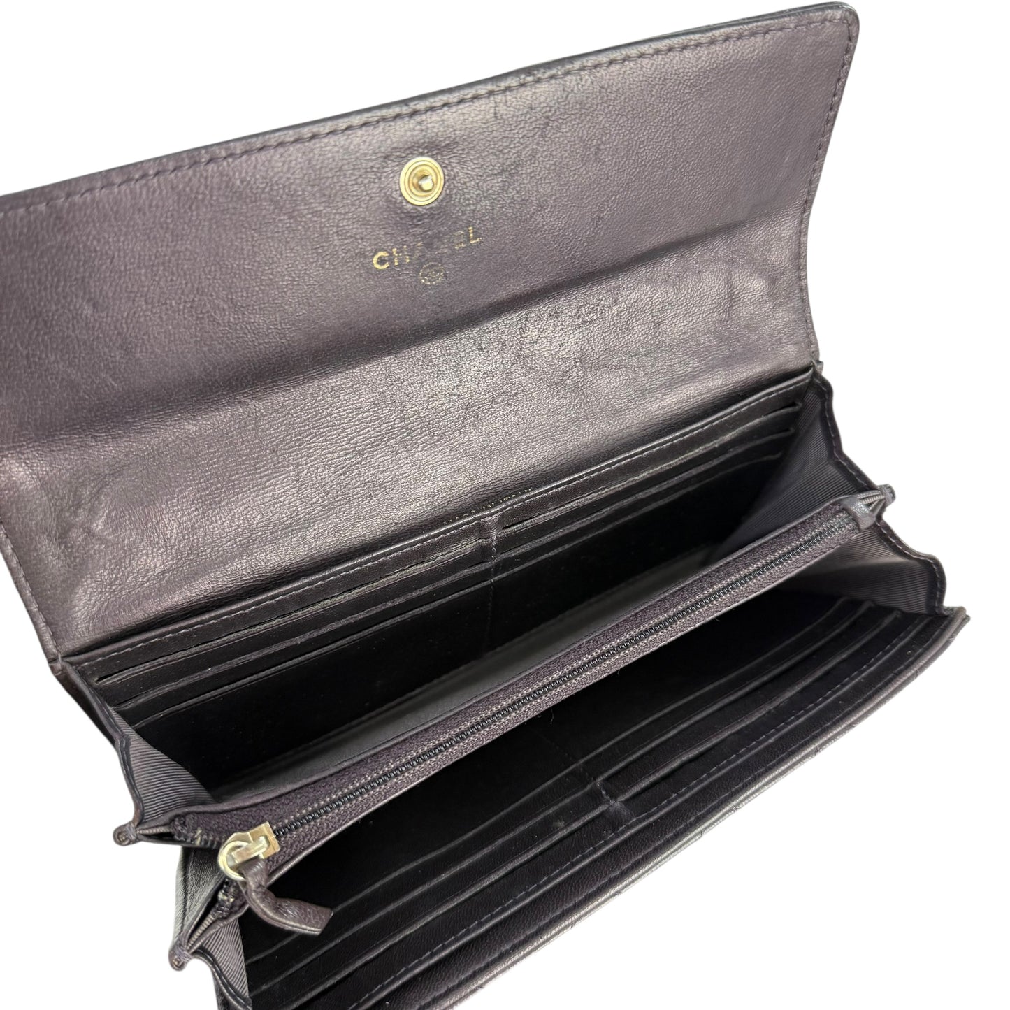 Chanel CC Matelasse Quilted Long Wallet