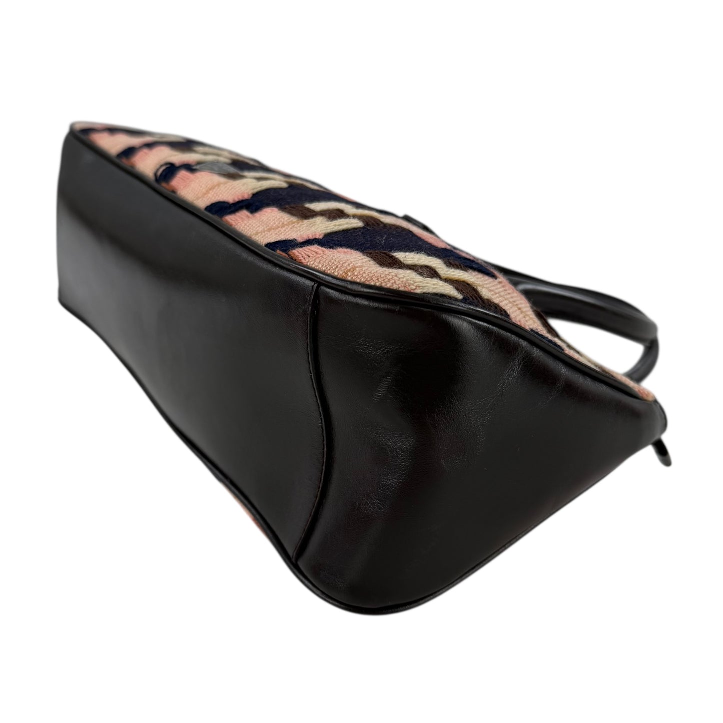 Prada Multicolor Knit Shoulder Bag