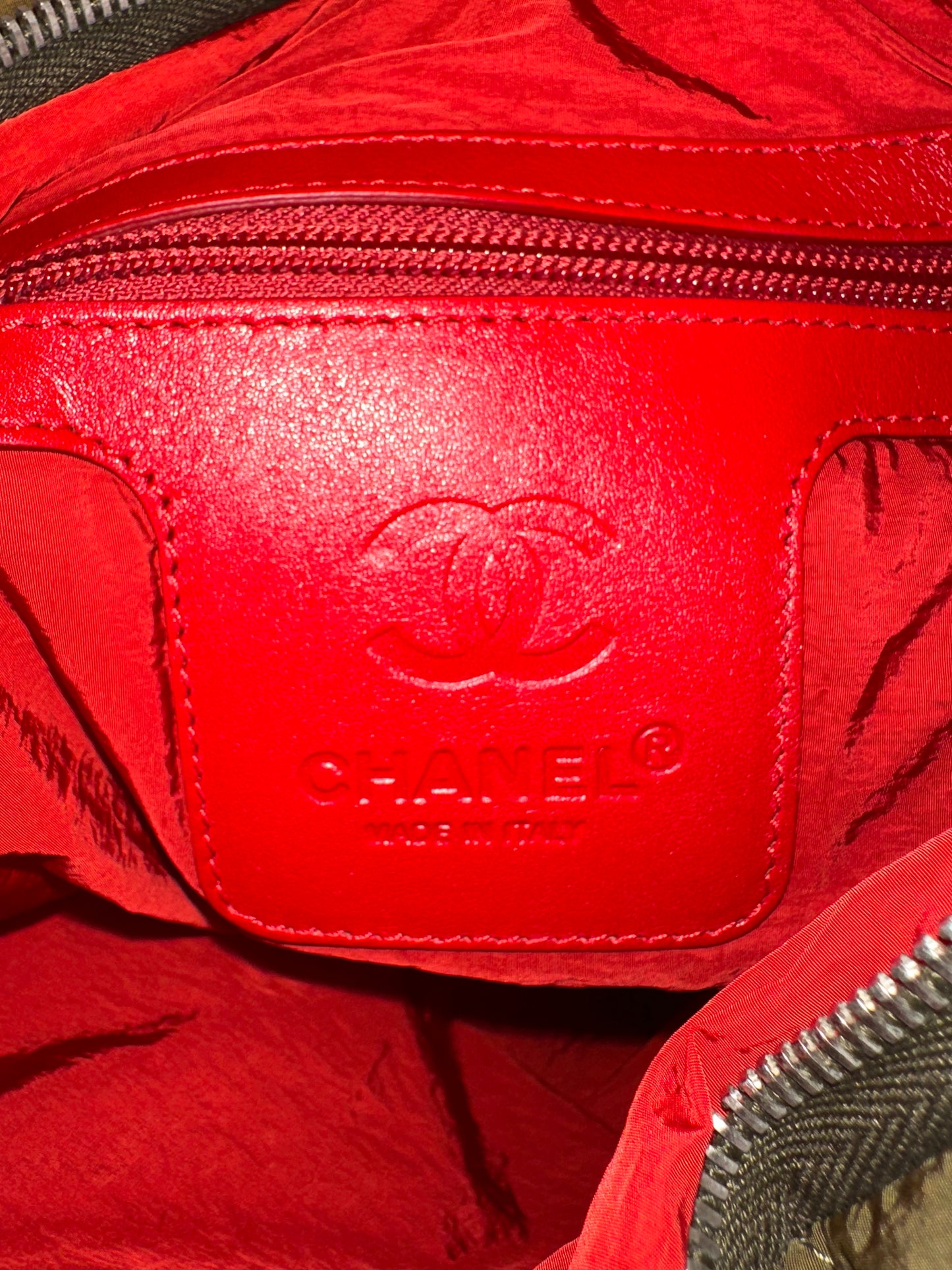 Chanel CC Cocoon Nylon Hobo Bag