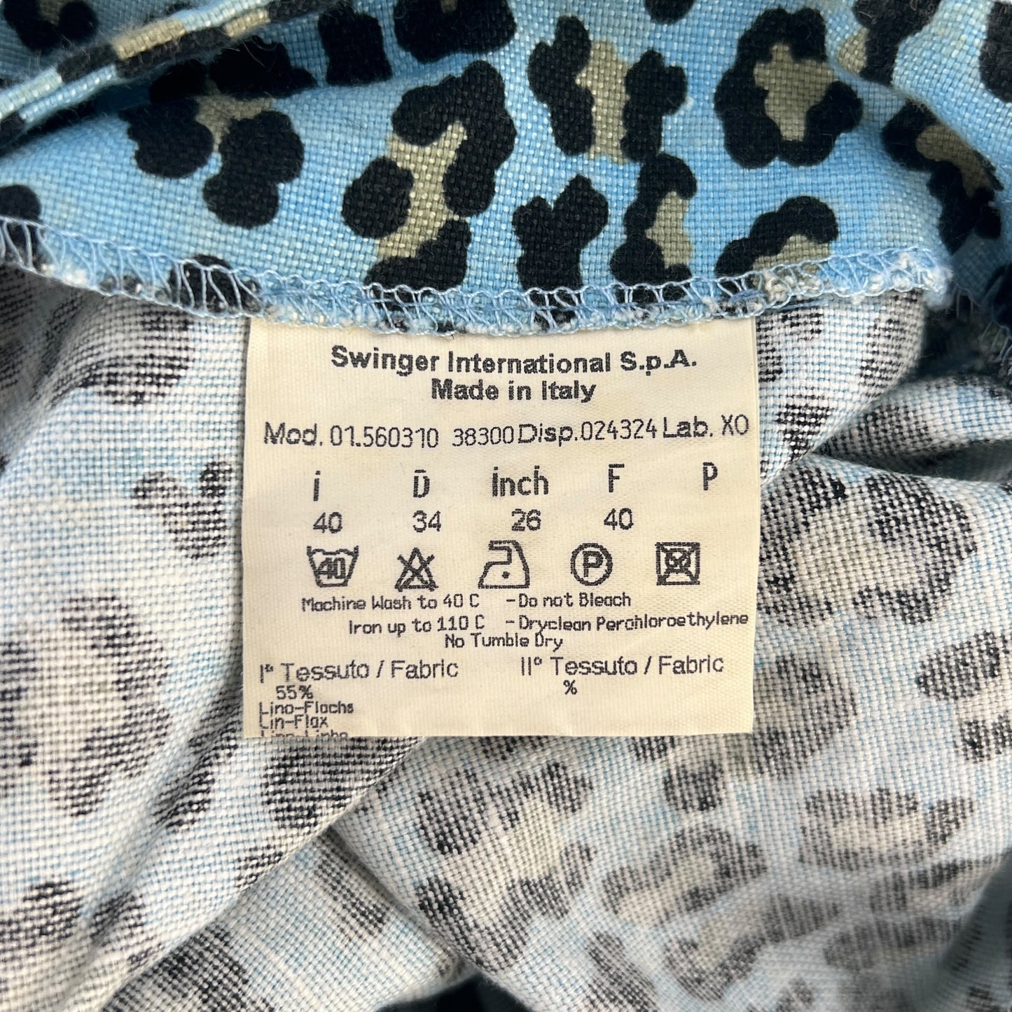 Fendi Vintage Leopard Print Capris