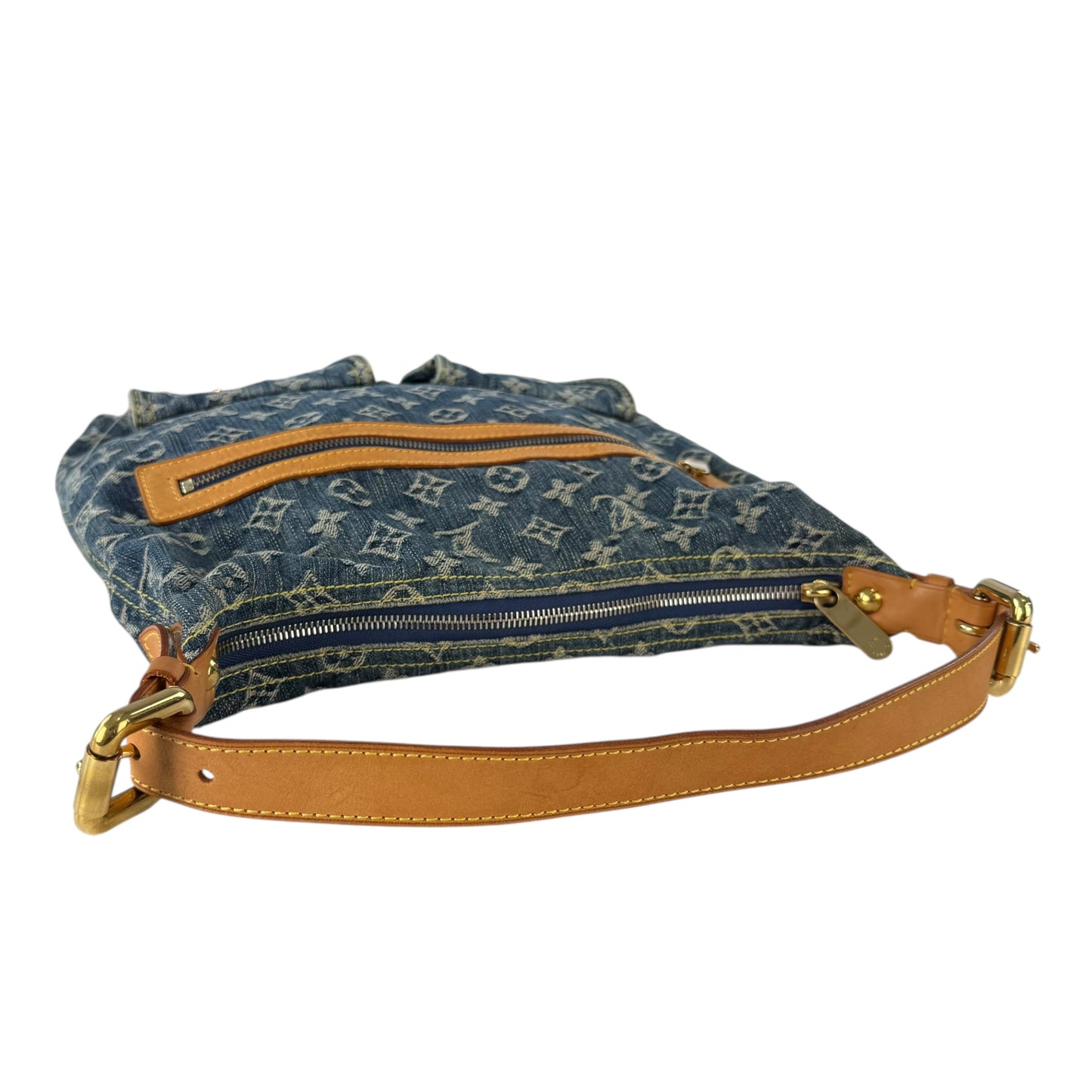 Louis Vuitton Monogram Denim Baggy GM Shoulder Bag