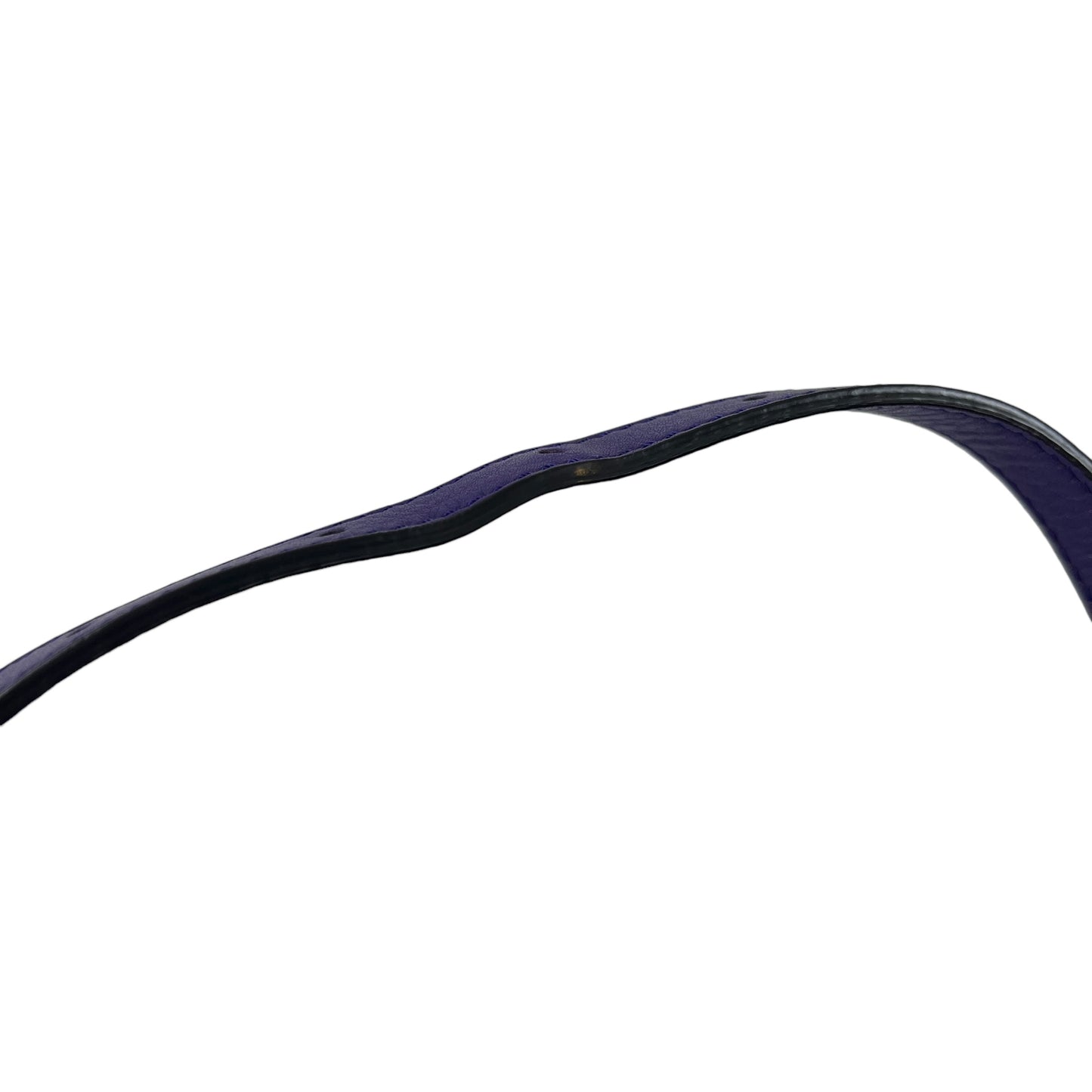 Fendi Purple Shearling Baguette Bag