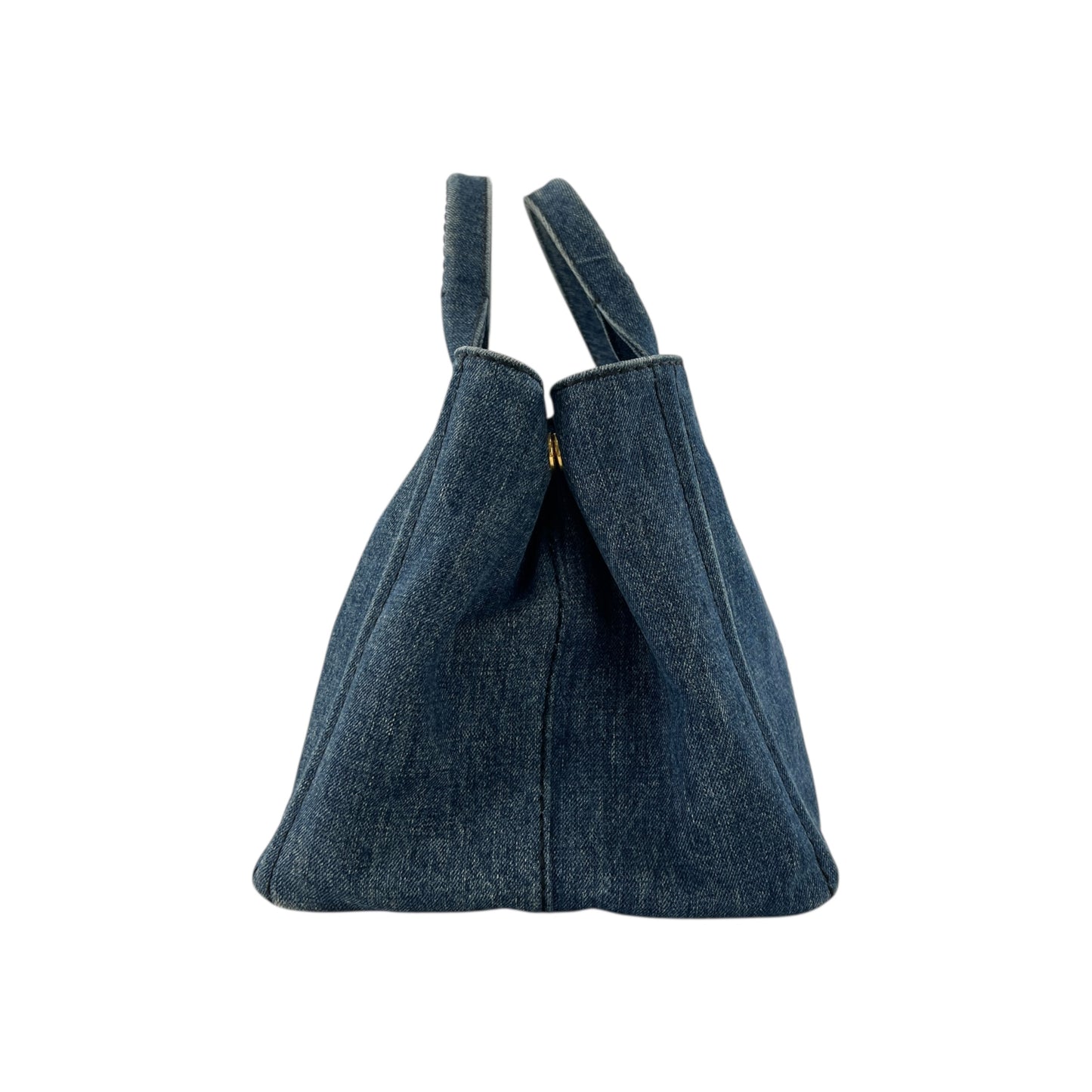 Prada Denim Canapa Tote Bag