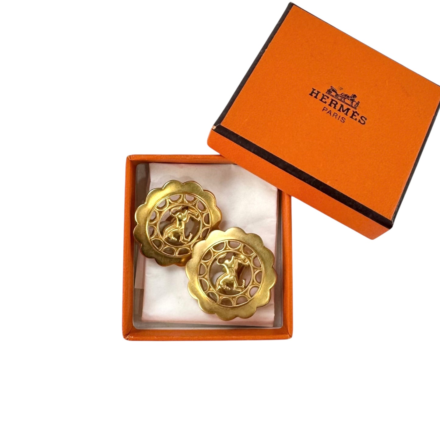 Hermes Horse Earrings