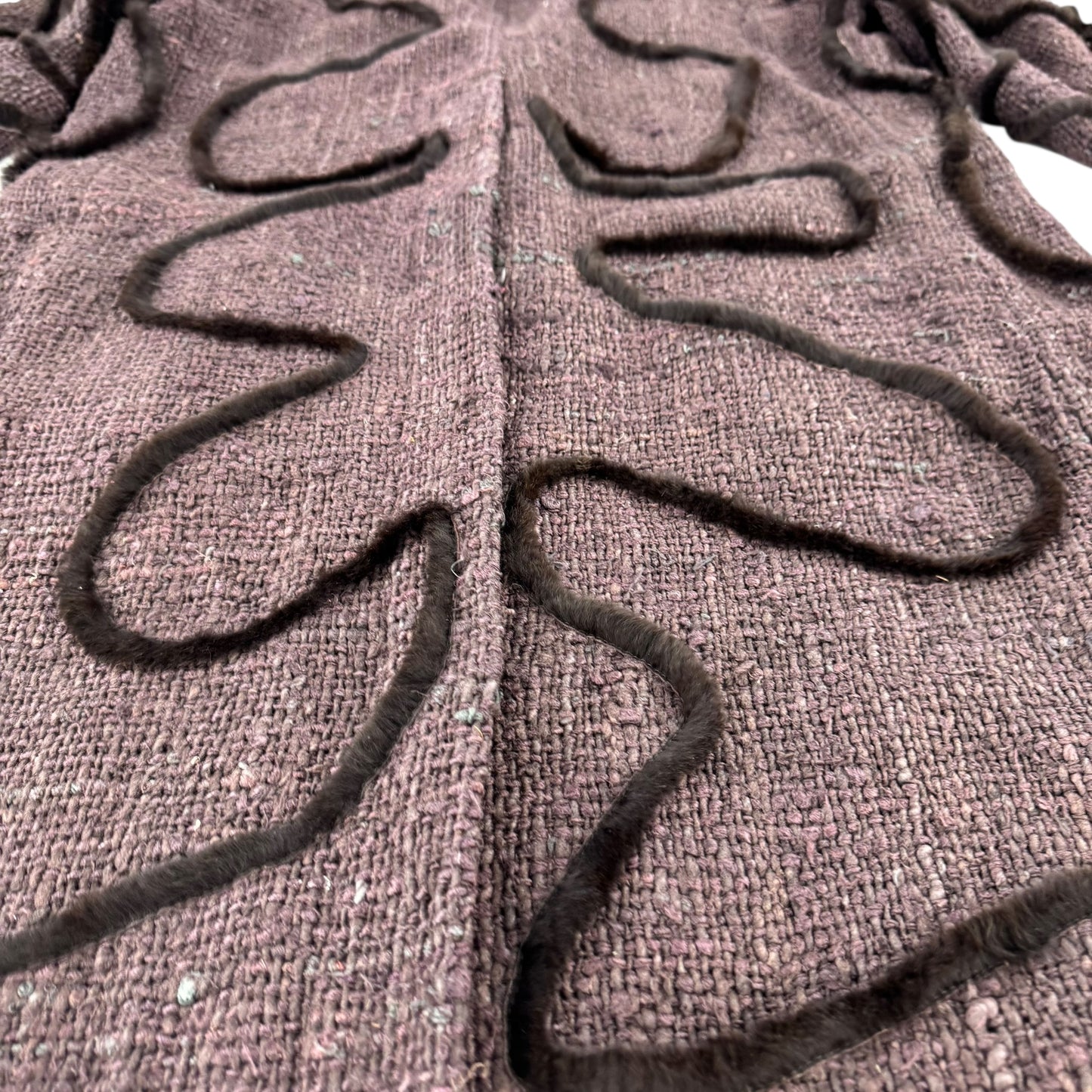 Fendi Brown Tweed Trench Coat