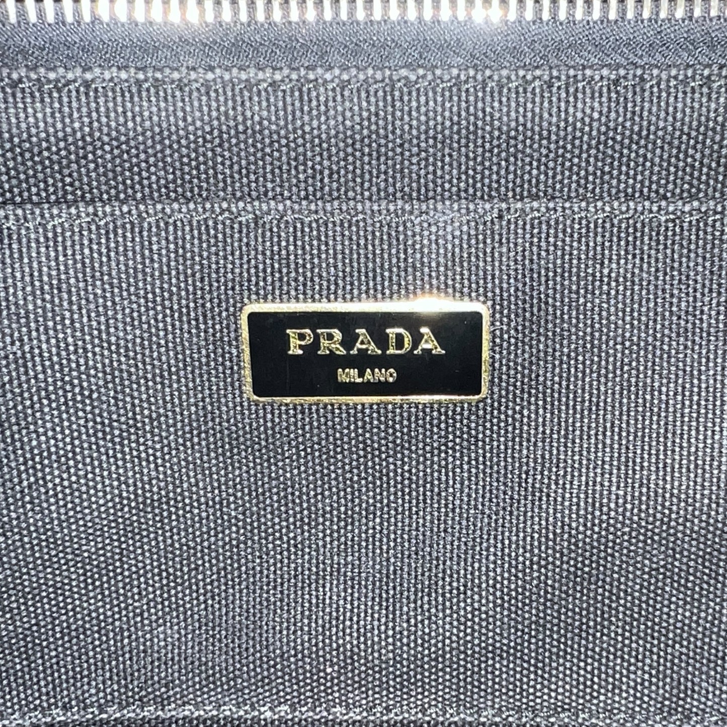 Prada Rhinestone Canapa Tote Bag