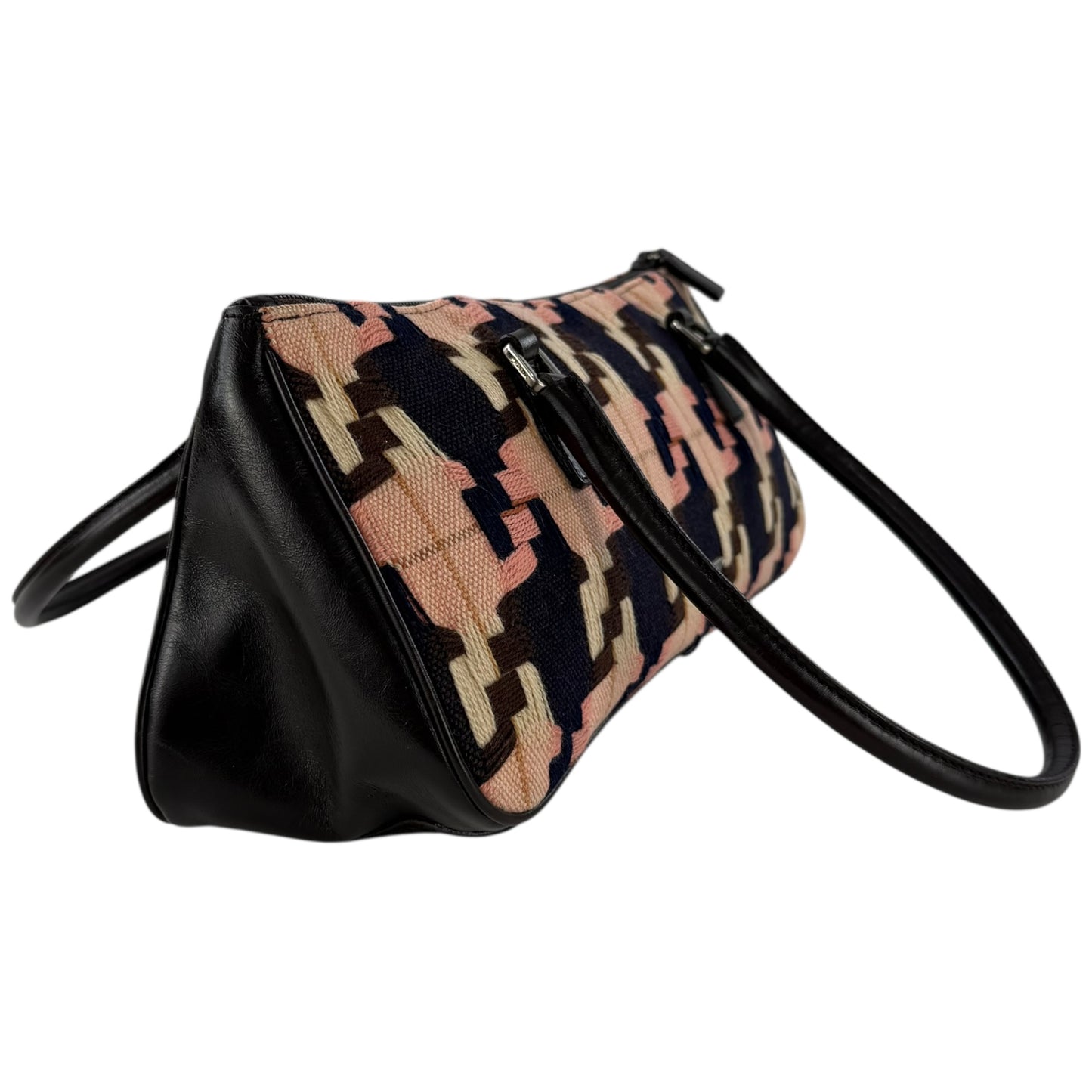 Prada Multicolor Knit Shoulder Bag
