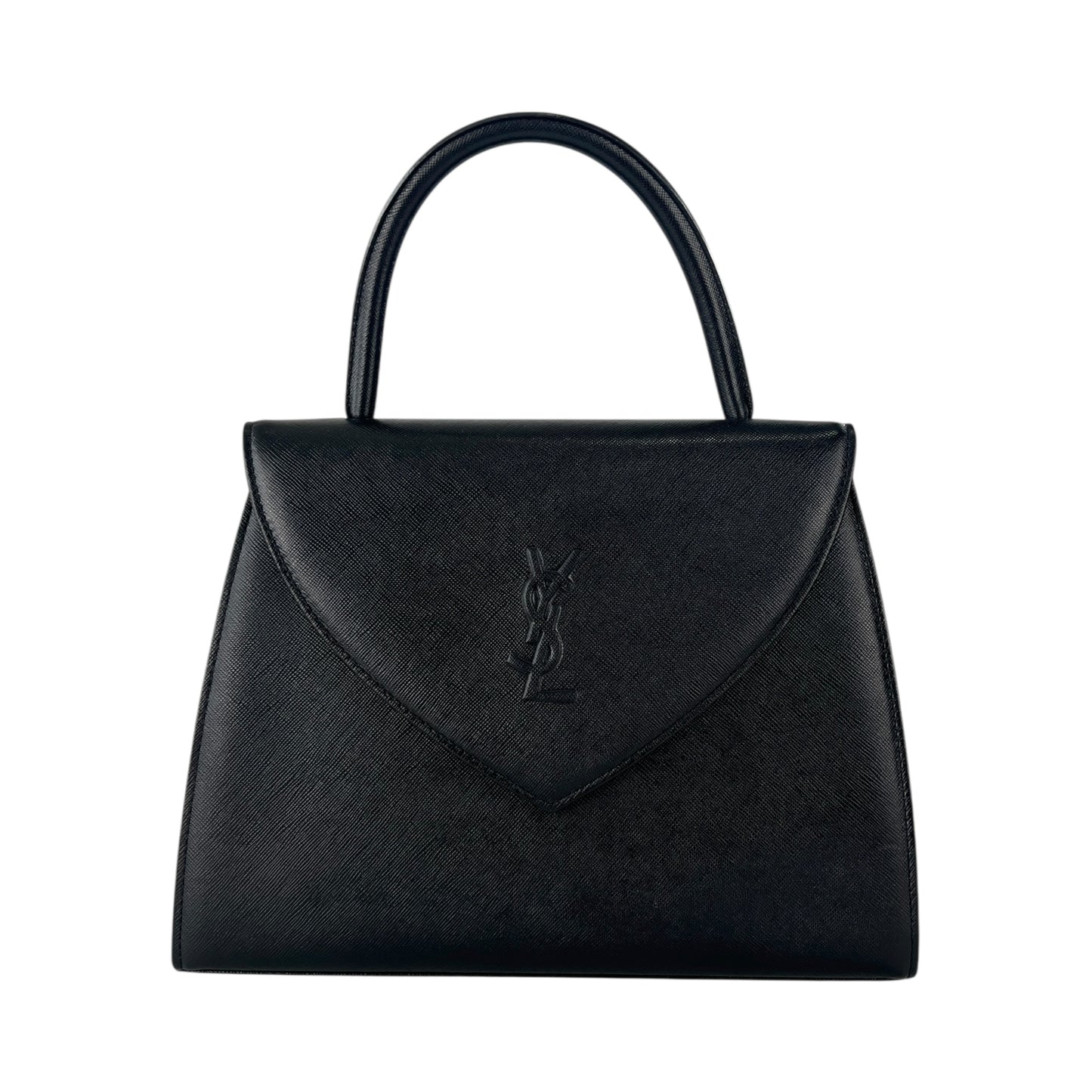 YSL Vintage Leather Top Handle Bag