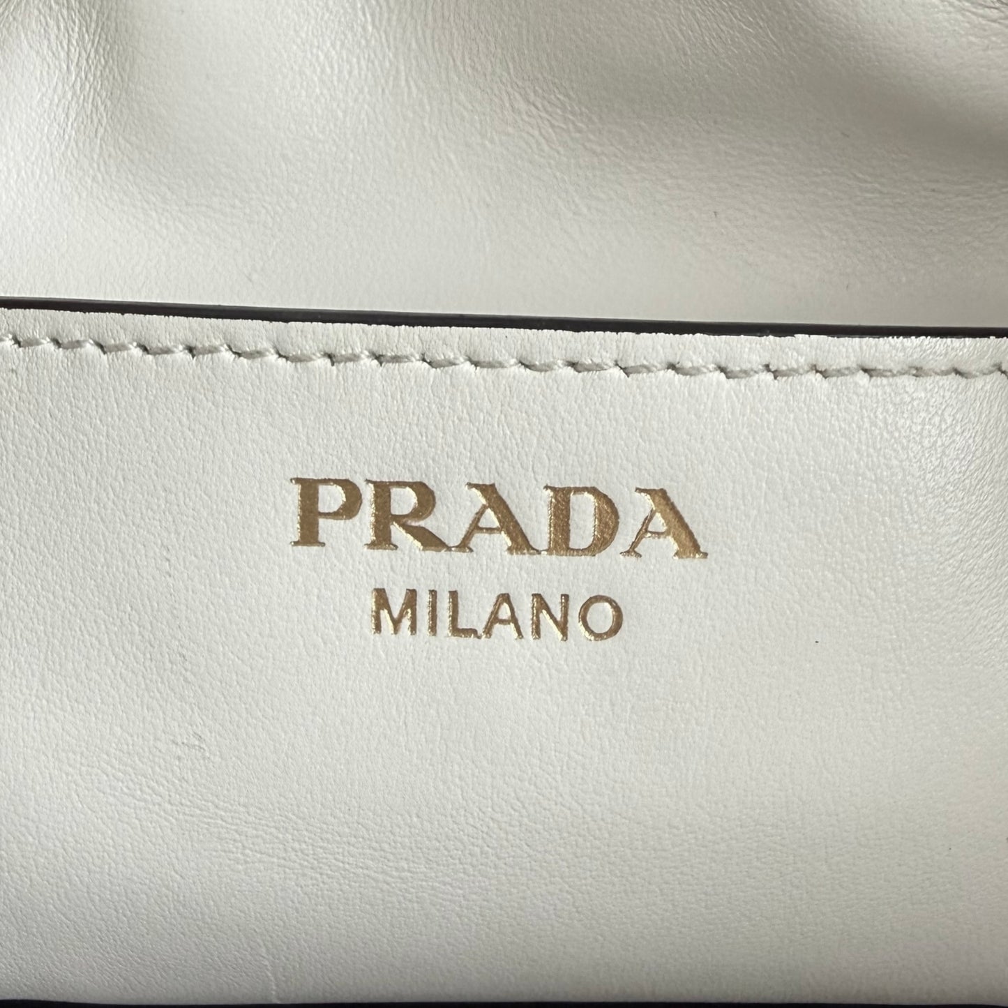 Prada Saffiano Leather Two Way Bucket Bag