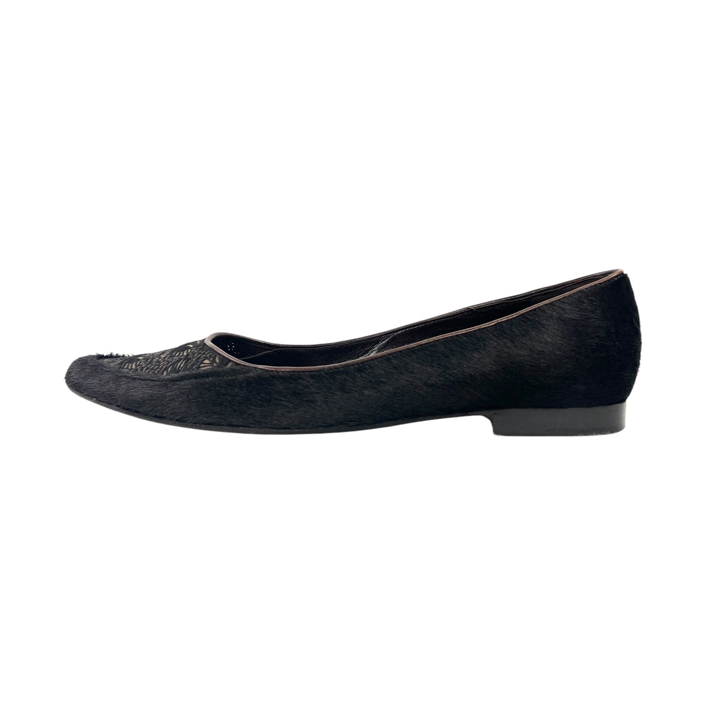 Bottega Veneta Calf Hair Butterfly Flats