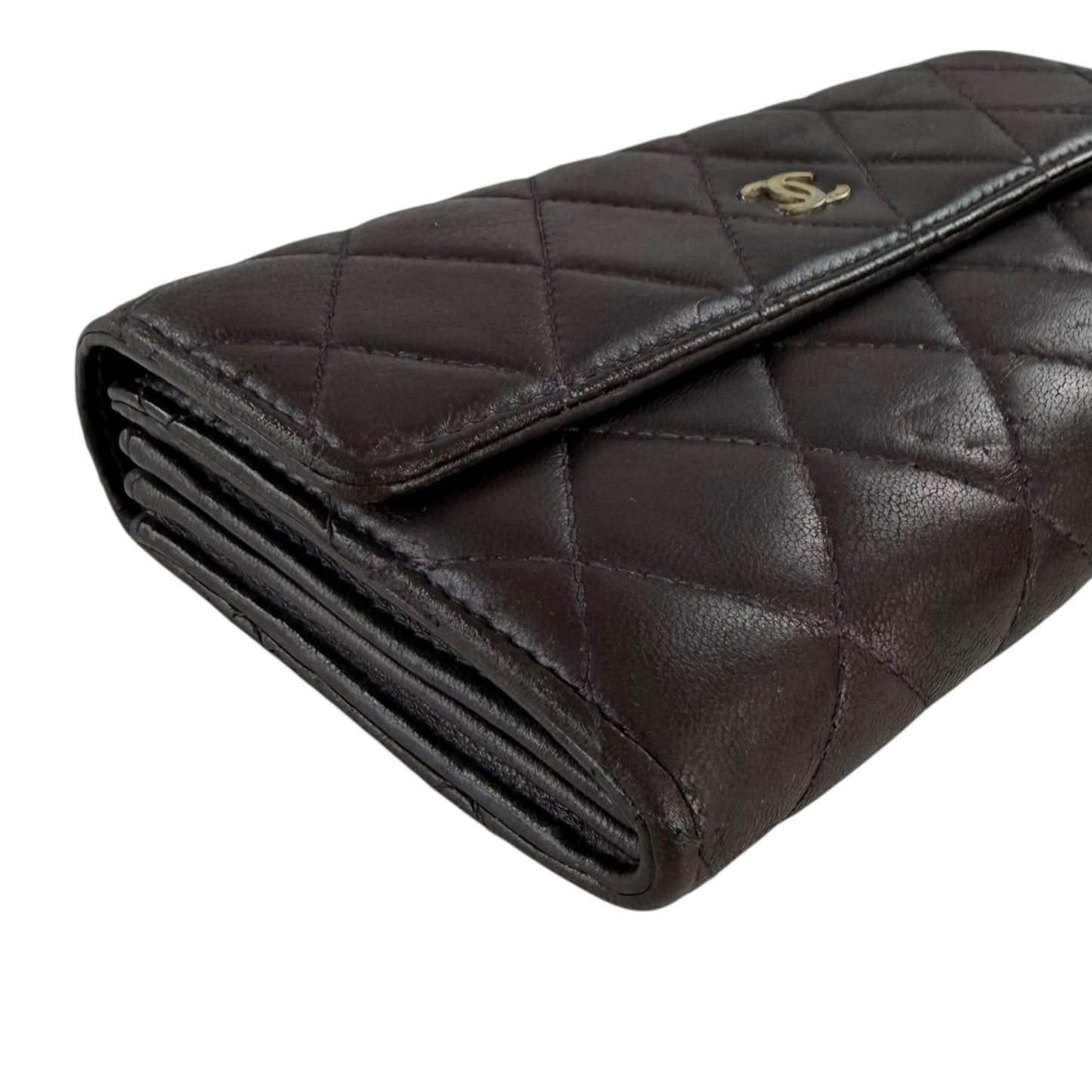 Chanel CC Matelasse Quilted Long Wallet