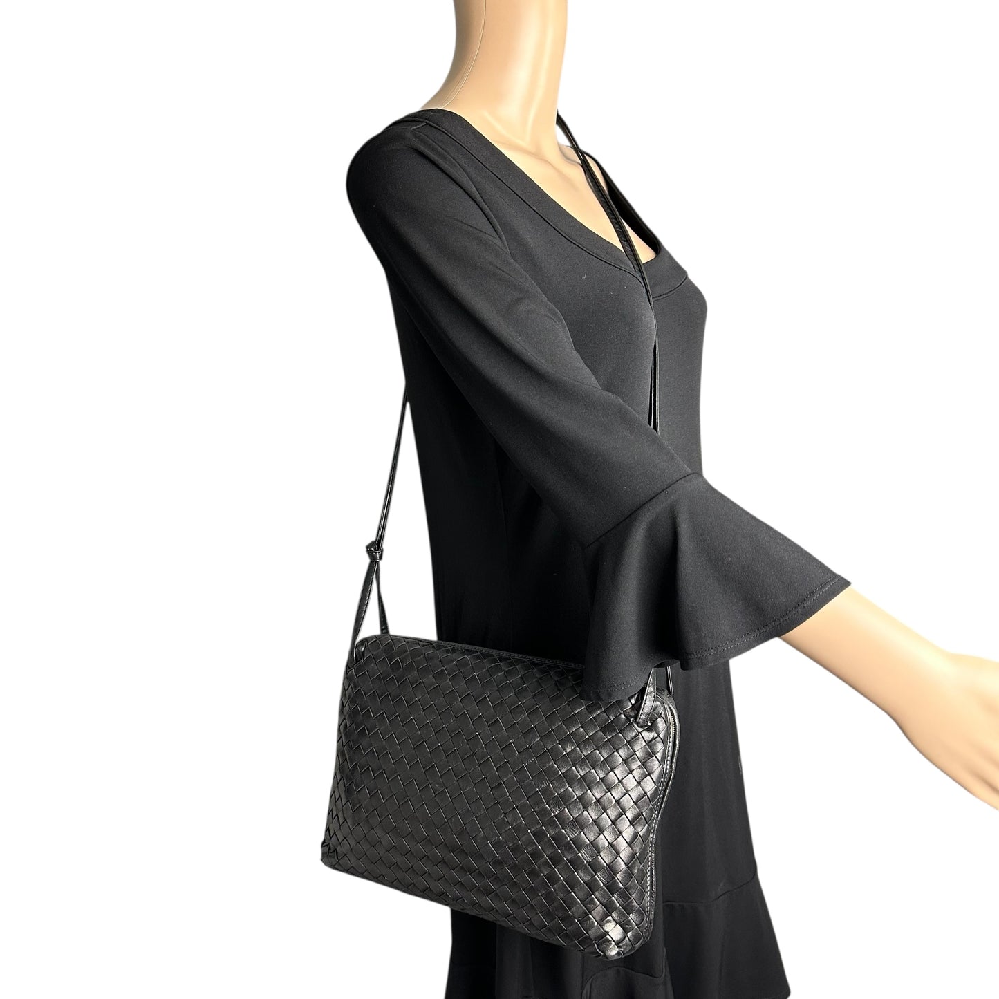 Bottega Veneta Vintage Intrecciato Crossbody Bag
