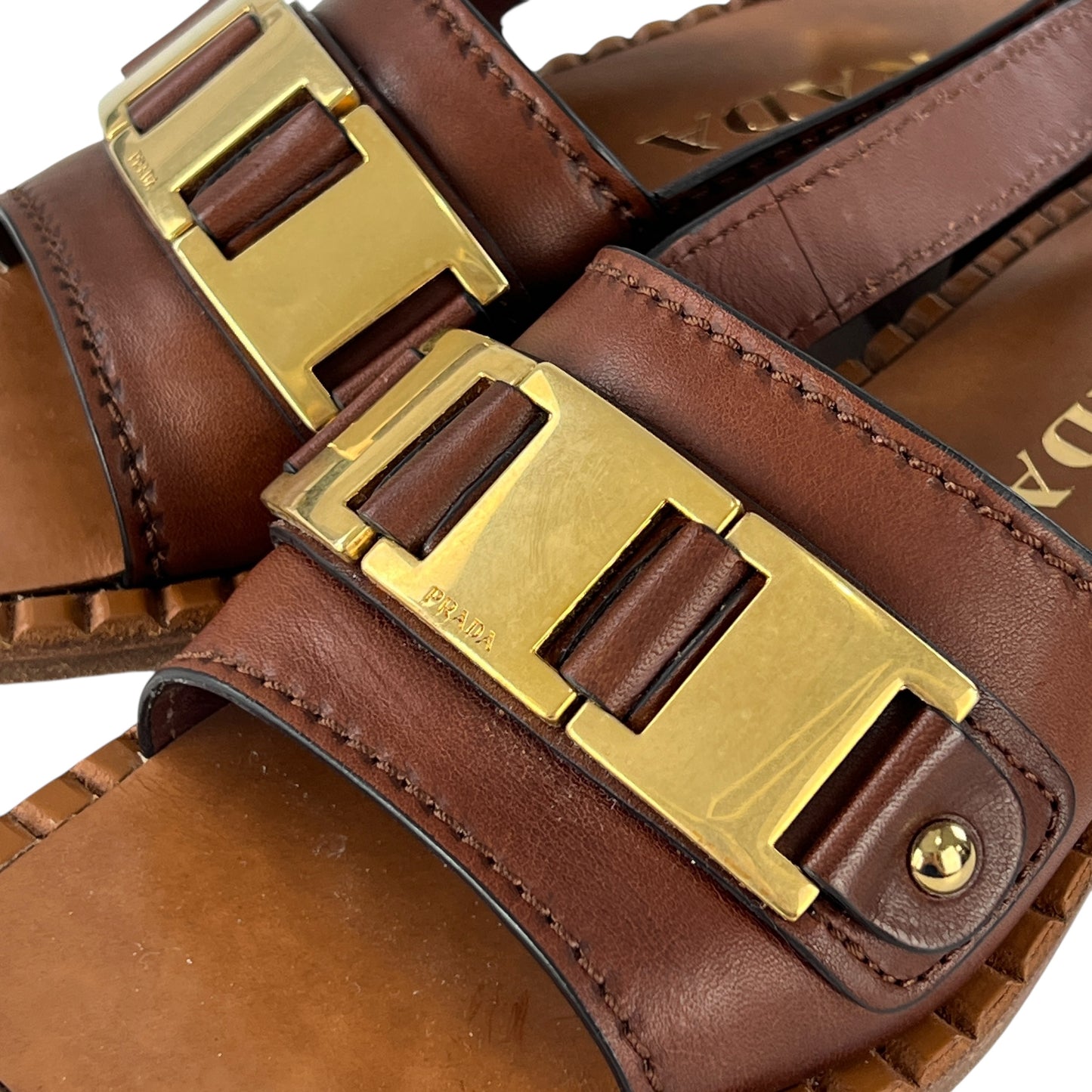 Prada Leather Sandals