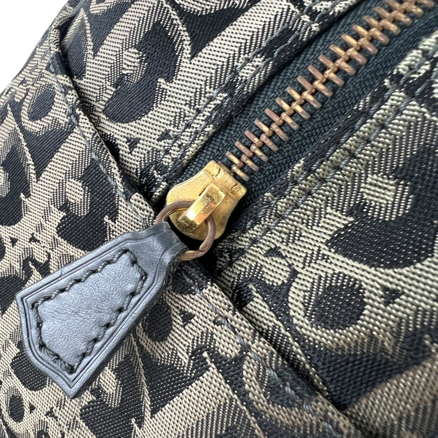 Dior Vintage Trotter Canvas Handbag