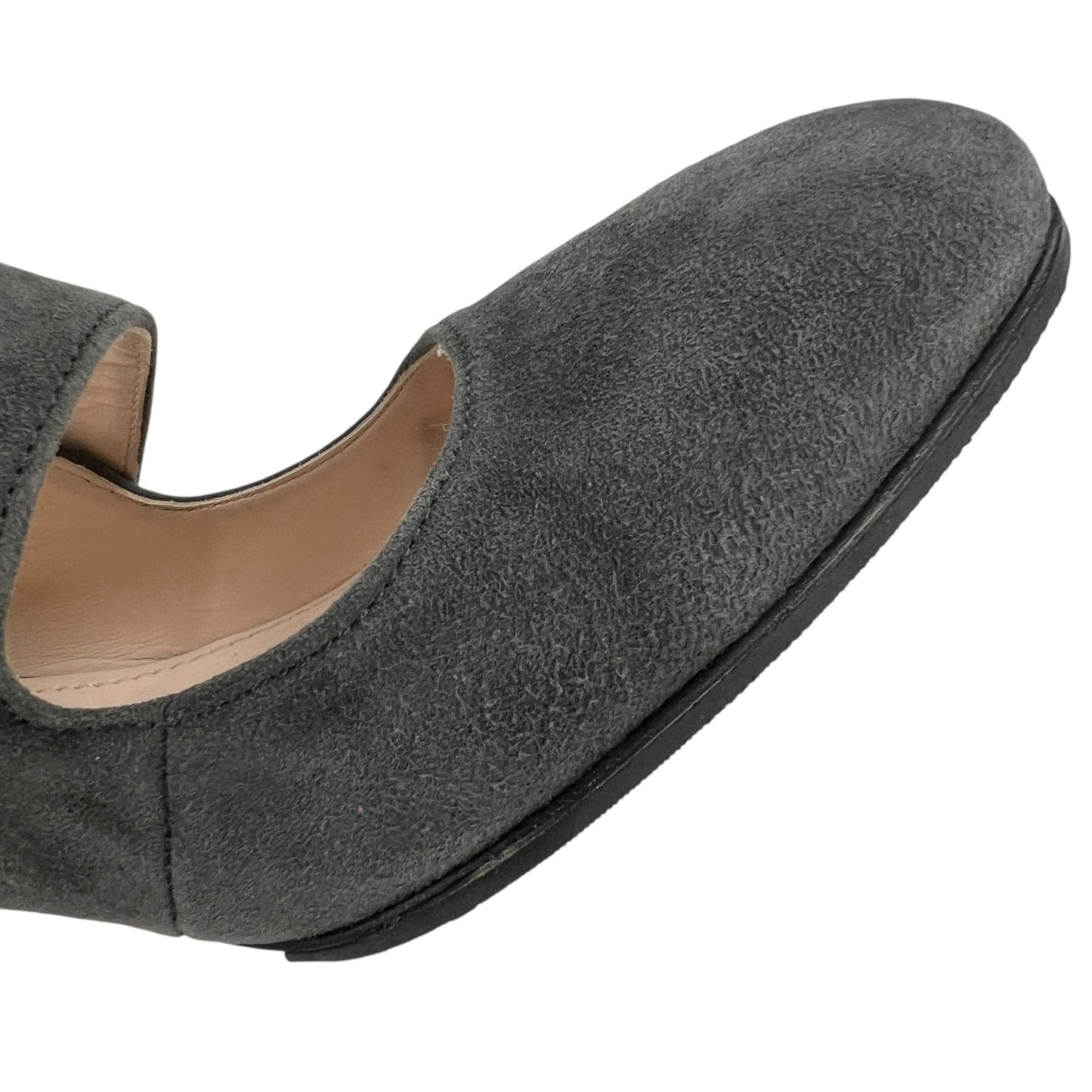 Prada Button Suede Pumps