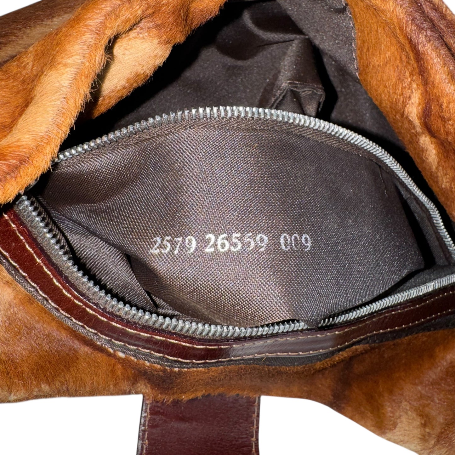 Fendi Vintage Calf Hair Shoulder Bag