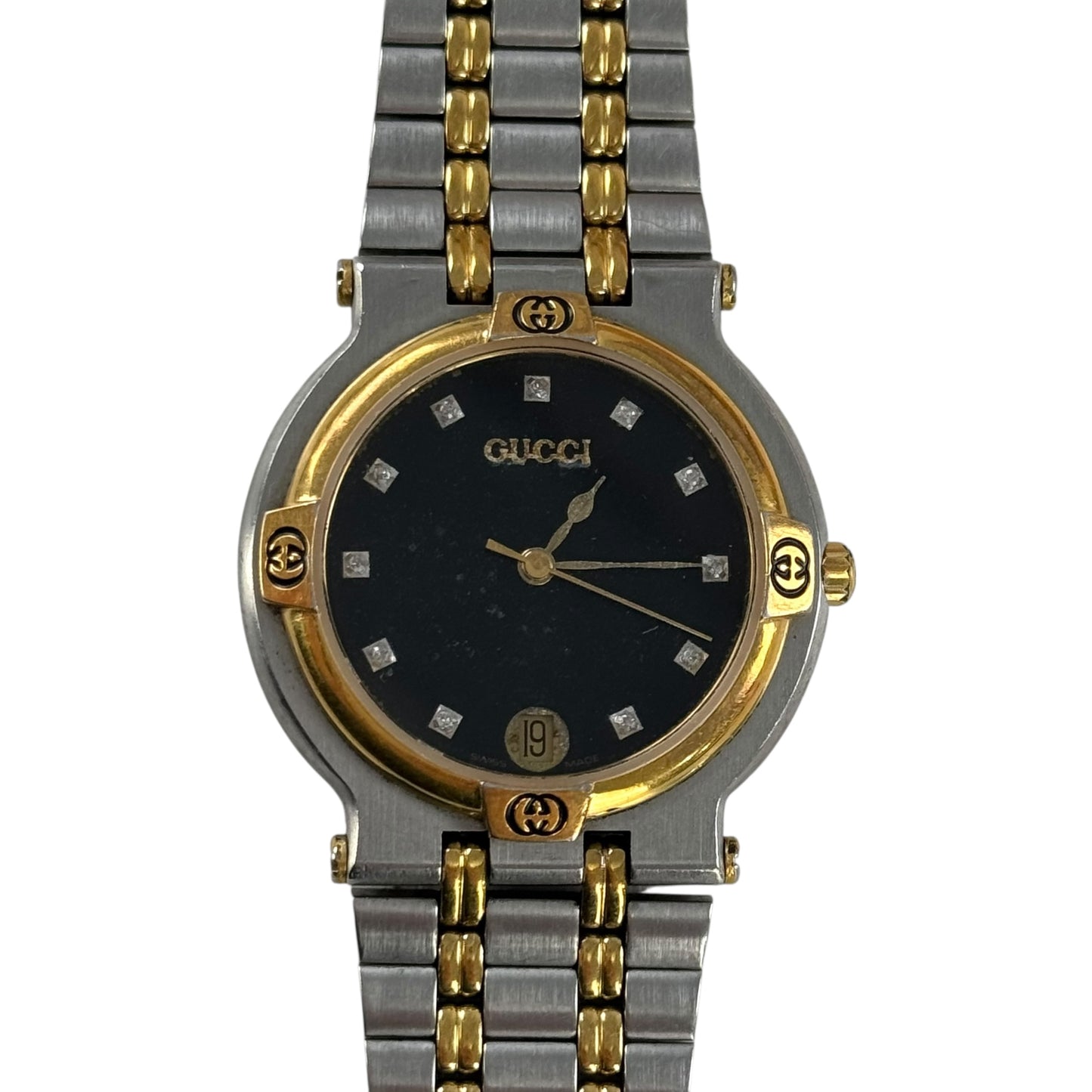 Gucci Vintage Diamond Bezel Watch